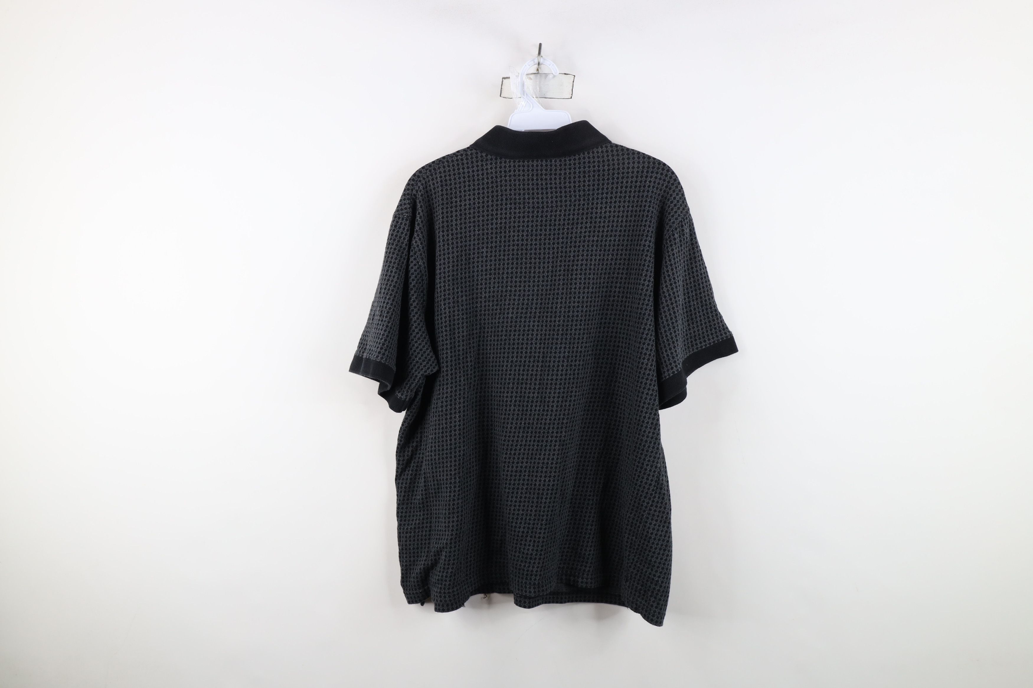 Vintage Vintage 90s Streetewar Diamond Knit Golf Polo Shirt Size US L / EU 52-54 / 3 - 10 Thumbnail