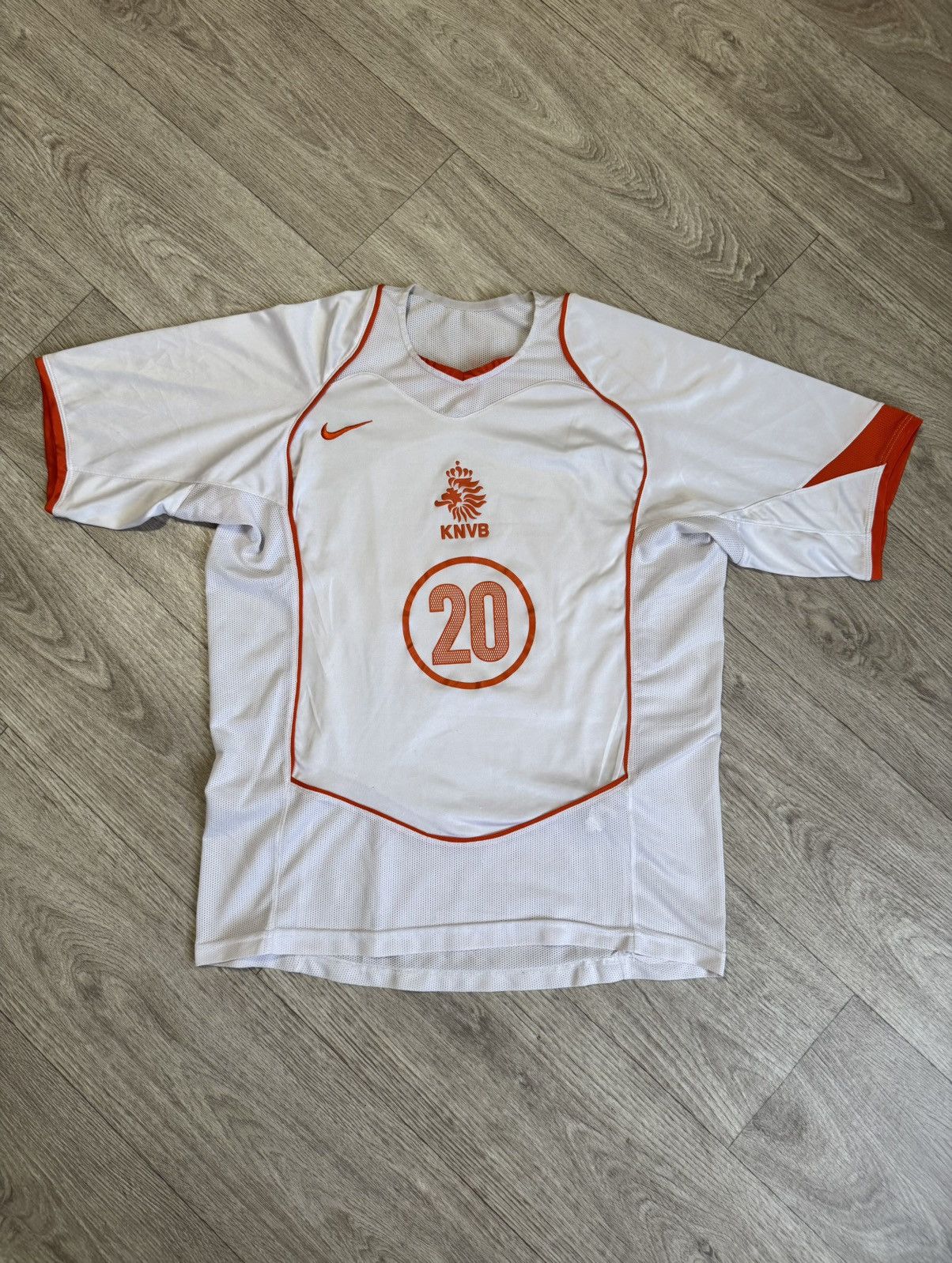 Nike × Vintage 🔷Vintage Nike Netherlands 2004 Roy Makaay #20 Soccer jersey🔷 Size US L / EU 52-54 / 3 - 1 Thumbnail