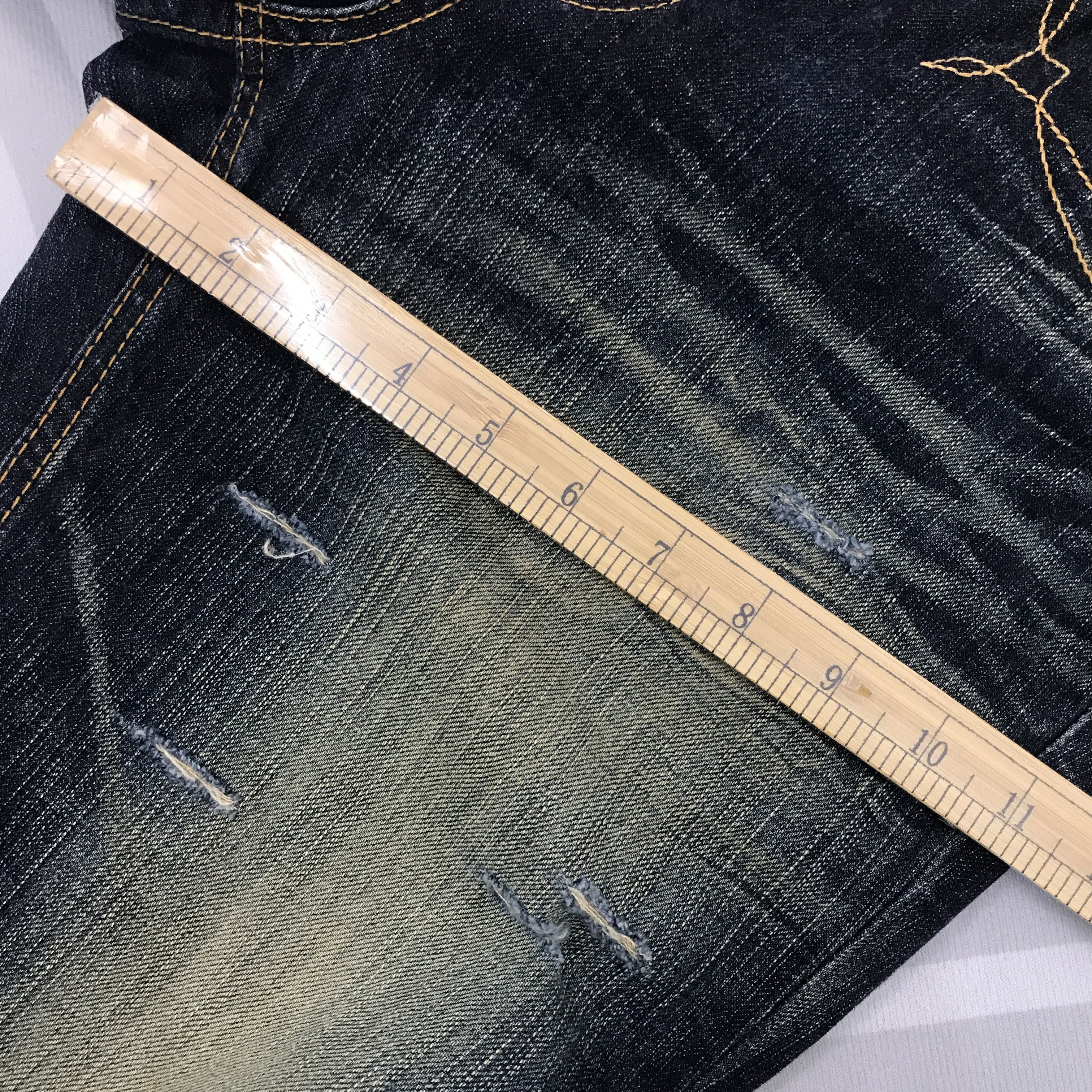 Edwin × If Six Was Nine × Japanese Brand Flare Edwin XWX Bootcut Distressed Denim Pants Size US 30 / EU 46 - 6 Thumbnail