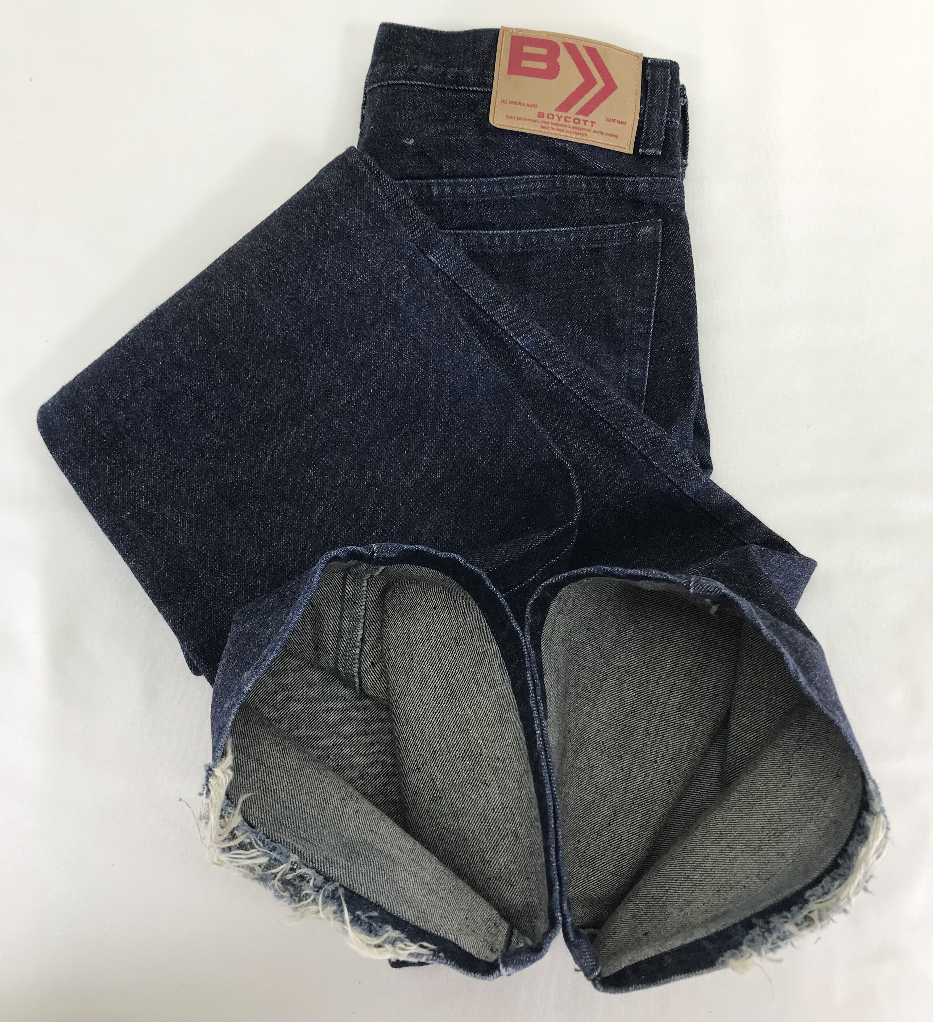 Boycott Vintage Boycott Japan Crazy Flare Blue Jeans Size US 30 / EU 46 - 15 Thumbnail