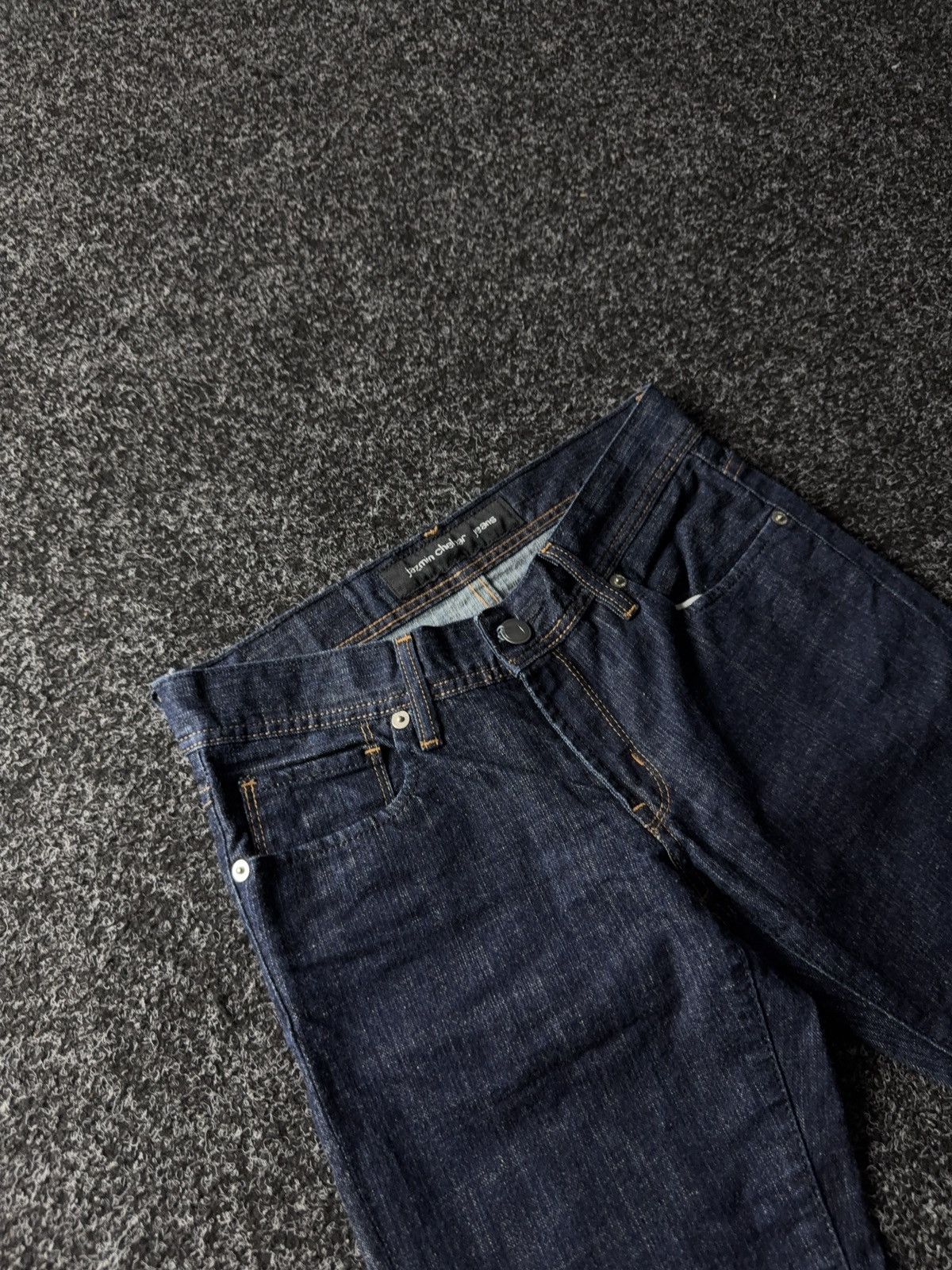 Japanese Brand Luxury Jazmin Chebar Denim Jeans 24/32 Dark Wash Y2K Look Size 24" / US 00 / IT 34 - 6 Thumbnail