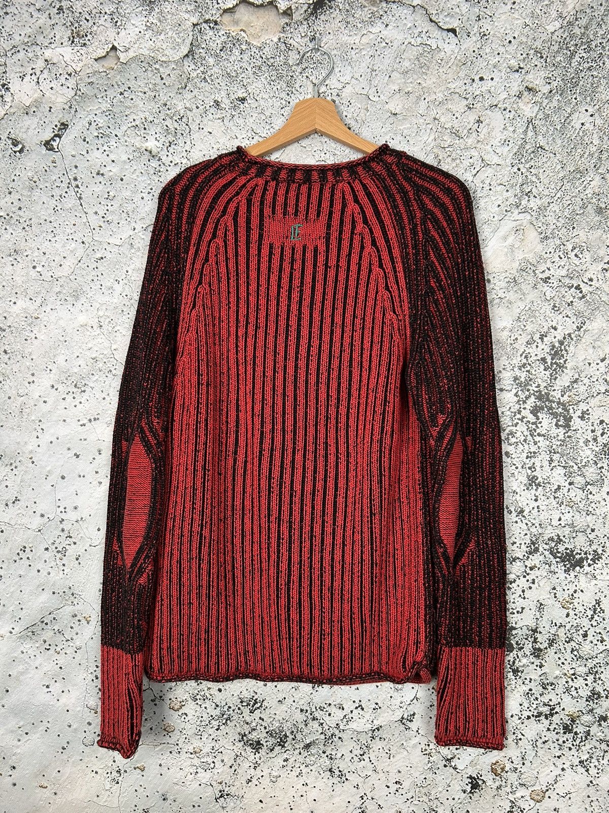 Vintage Vintage Y2K Stripped Sweater Knitwear Grunge 00s Alternative Size US L / EU 52-54 / 3 - 4 Thumbnail
