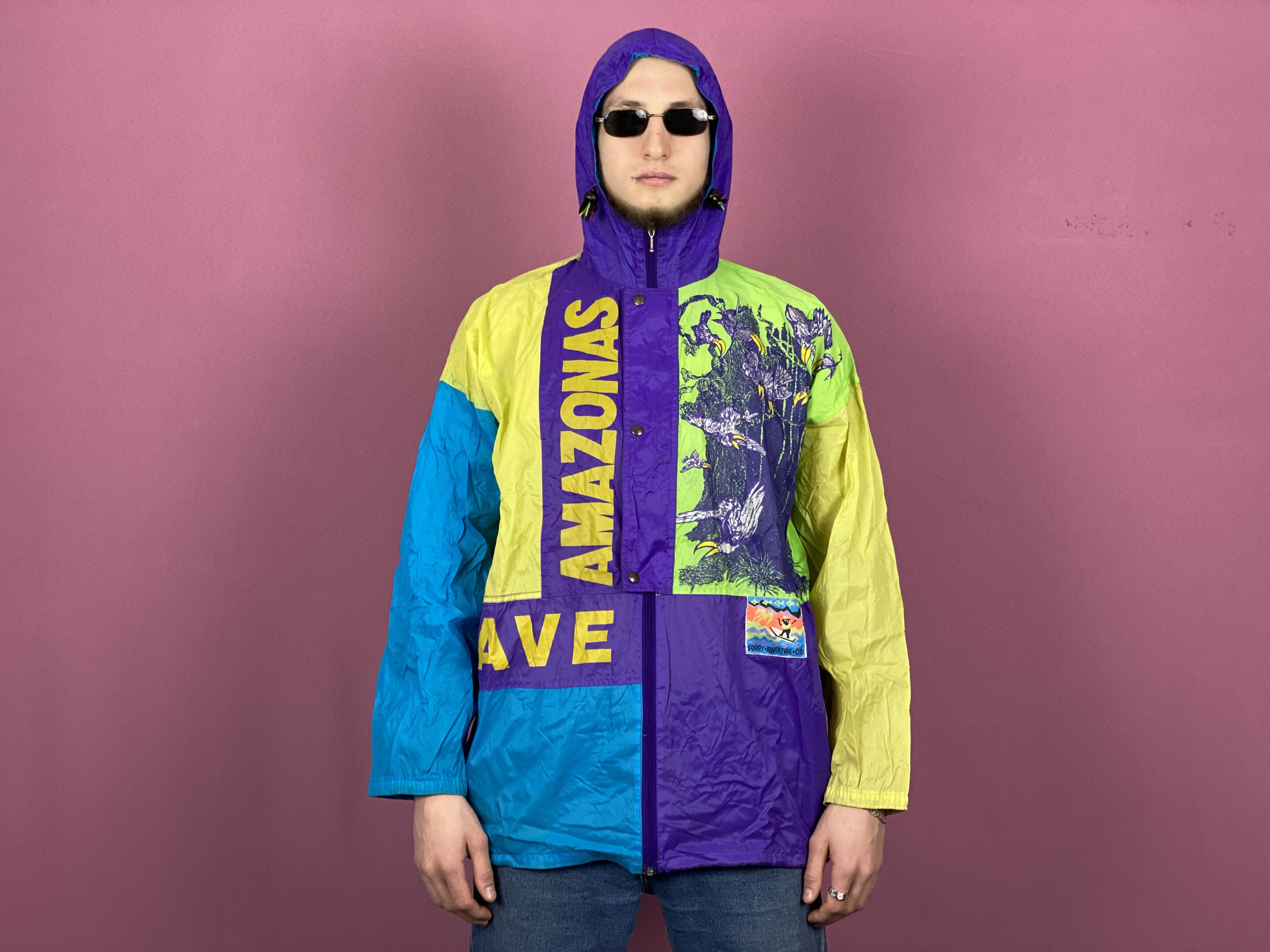 Vintage 90s AVV Vintage Men's Rain Jacket - L Size US L / EU 52-54 / 3 - 4 Thumbnail