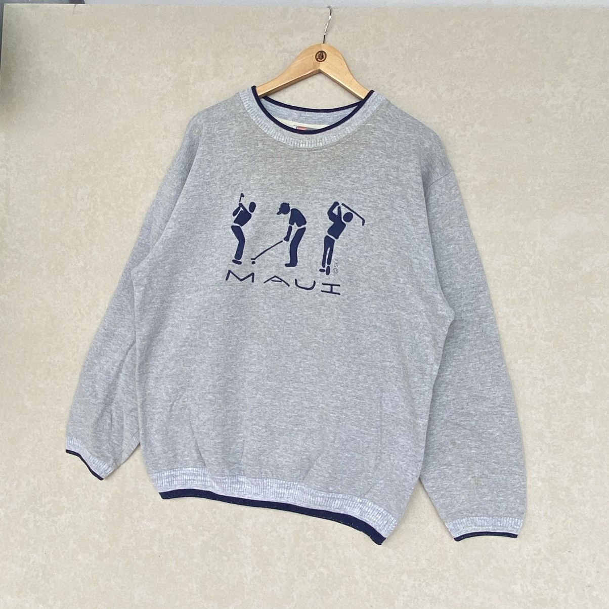 Other Vintage Leisure Big Embroidered Crewneck Sweatshirt Gray Size US L / EU 52-54 / 3 - 2 Thumbnail