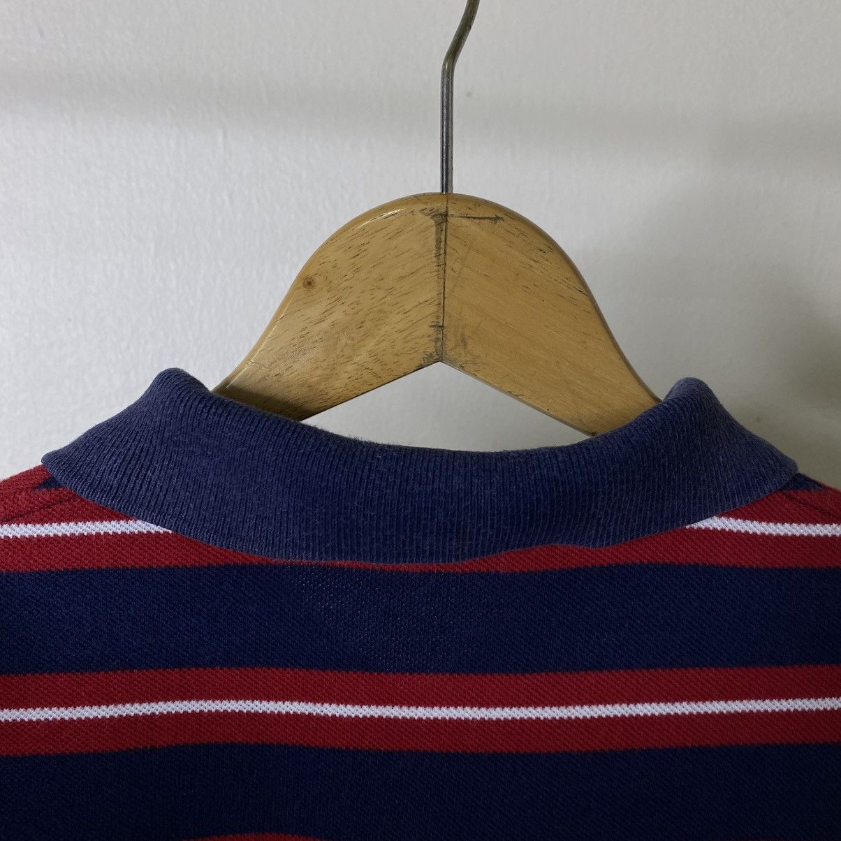 Polo Ralph Lauren Vintage Polo Ralph Lauren Small Pony Stripes Polo T Shirt Size US XL / EU 56 / 4 - 7 Thumbnail