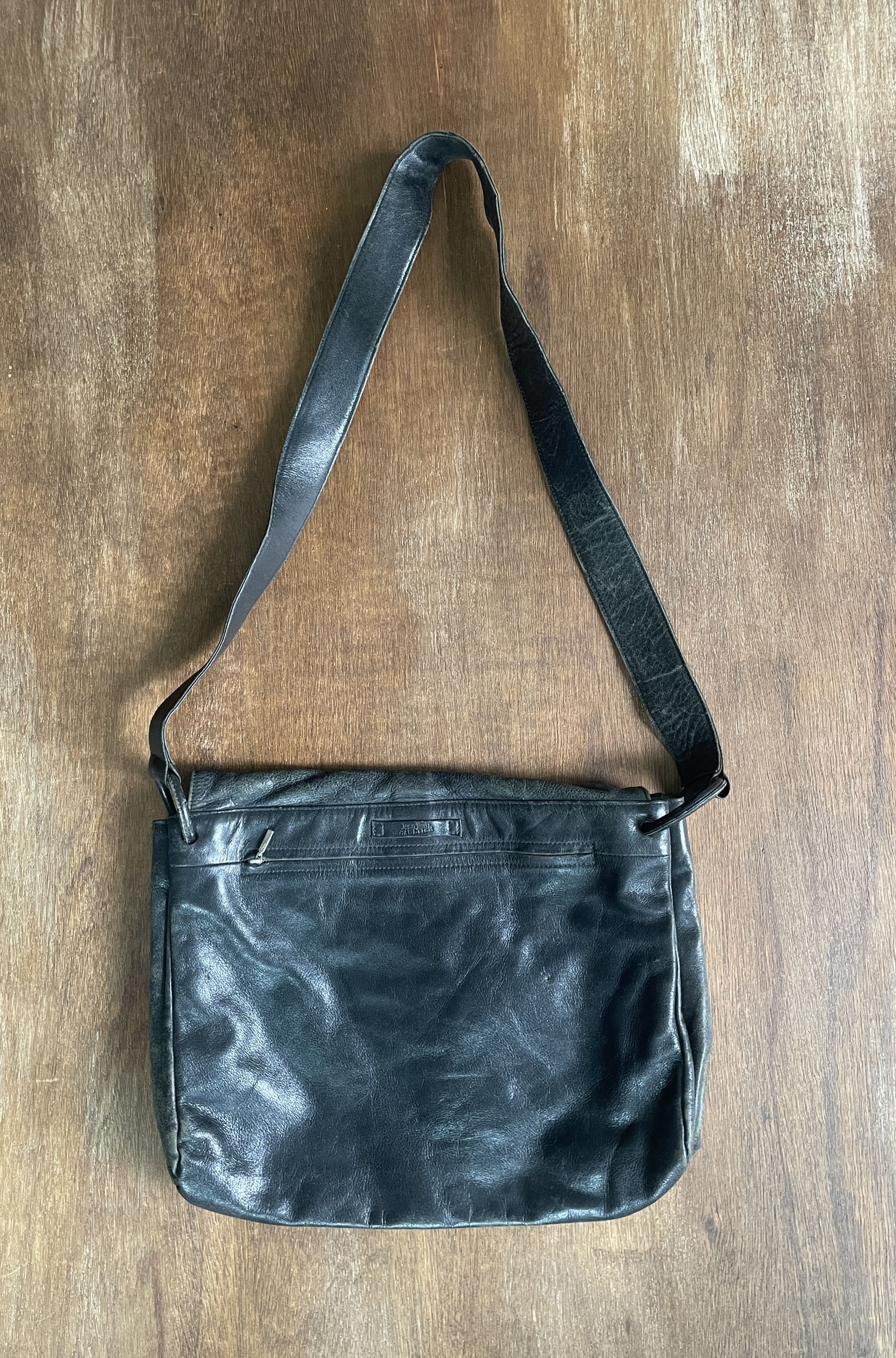 Jean Paul Gaultier JPG Vintage Leather Messenger Bag Size ONE SIZE - 6 Thumbnail