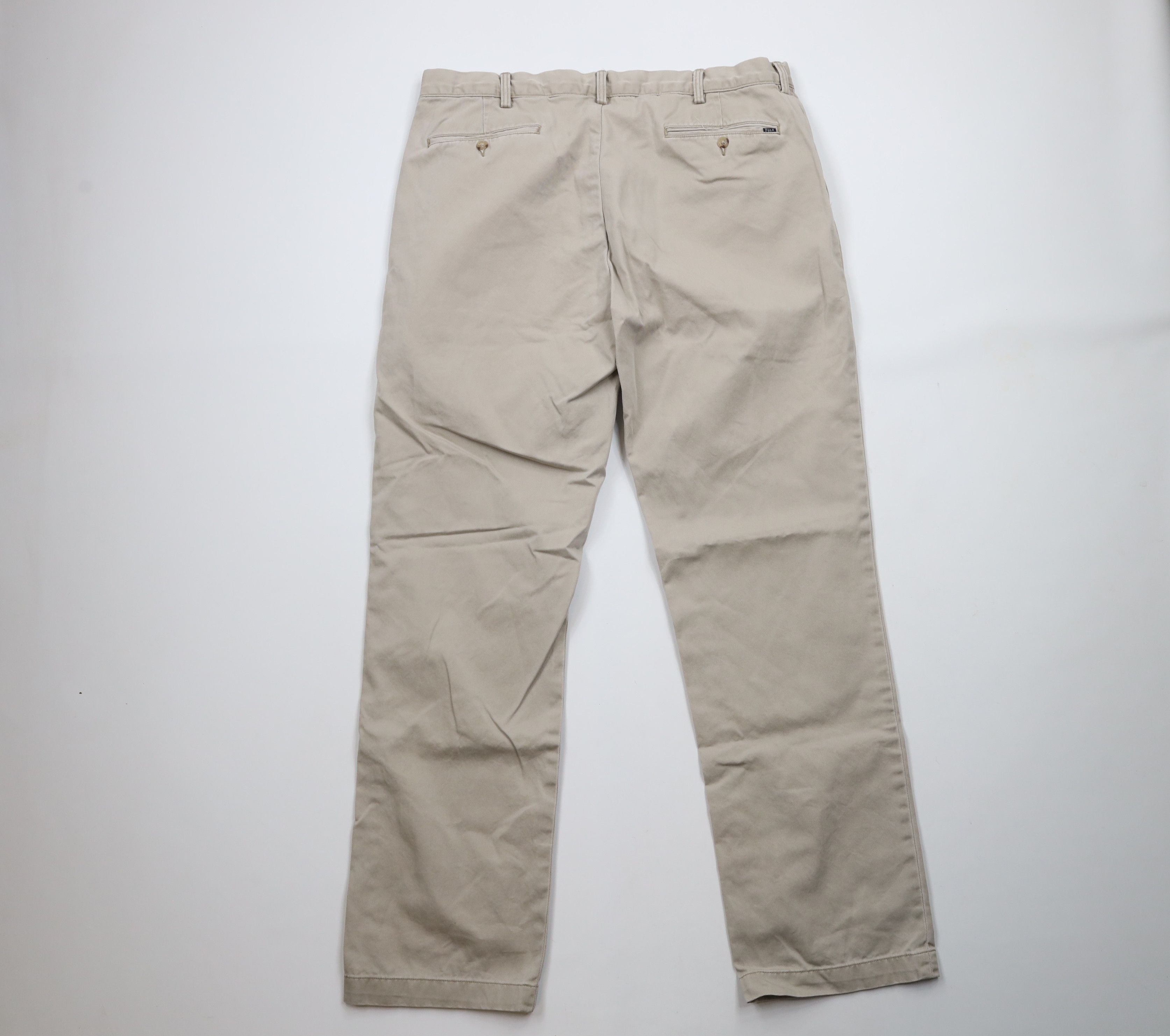 Ralph Lauren × Vintage Vintage Ralph Lauren Wide Leg Classic Fit Chino Pants Size US 38 / EU 54 - 8 Thumbnail