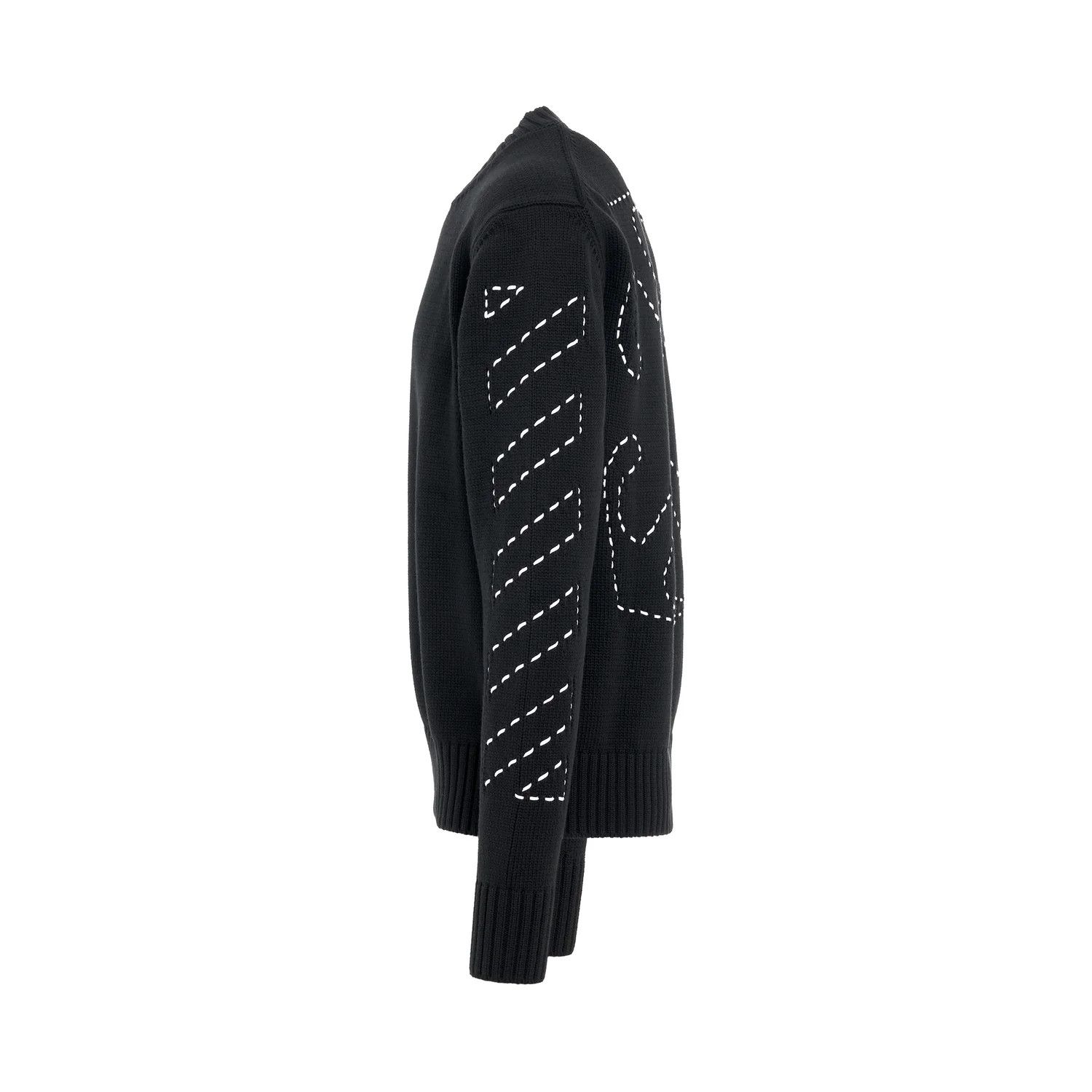Off-White o1mris0824 Knitwear in Black Size US L / EU 52-54 / 3 - 3 Thumbnail