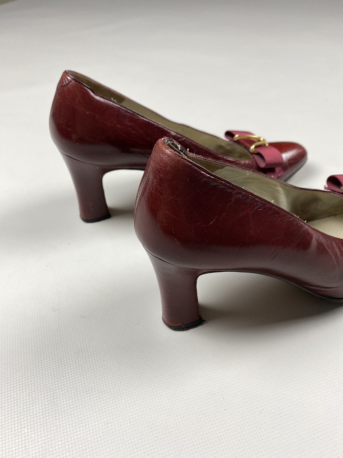 Balenciaga × Vintage Balenciaga vintage ladies leather heels size 38 Size US 8 / IT 38 - 13 Thumbnail