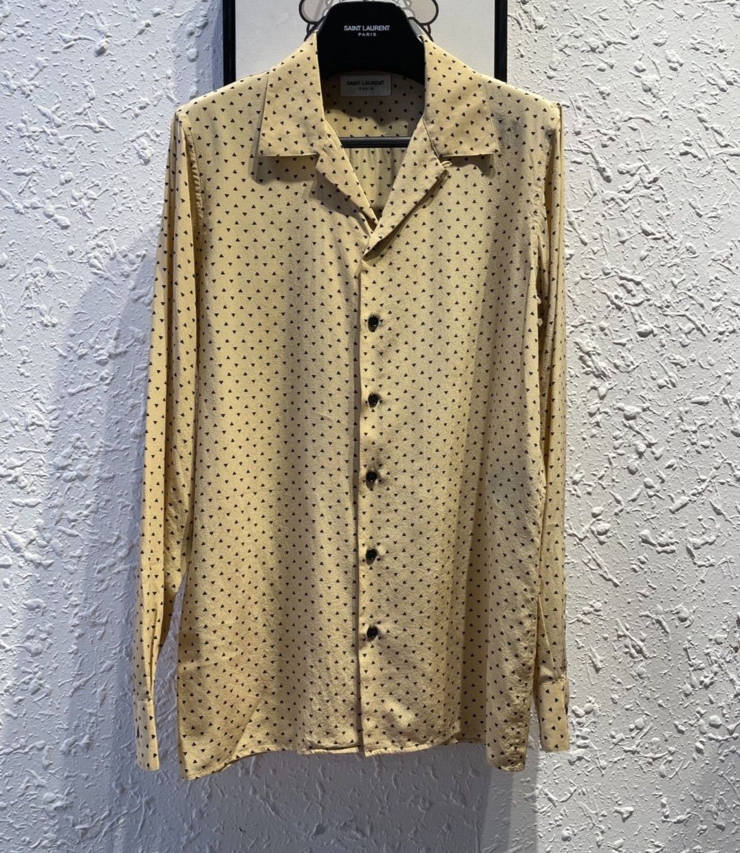 Saint Laurent Paris Saint Laurent Triangle print shirt-2505 Size US M / EU 48-50 / 2 - 1 Thumbnail