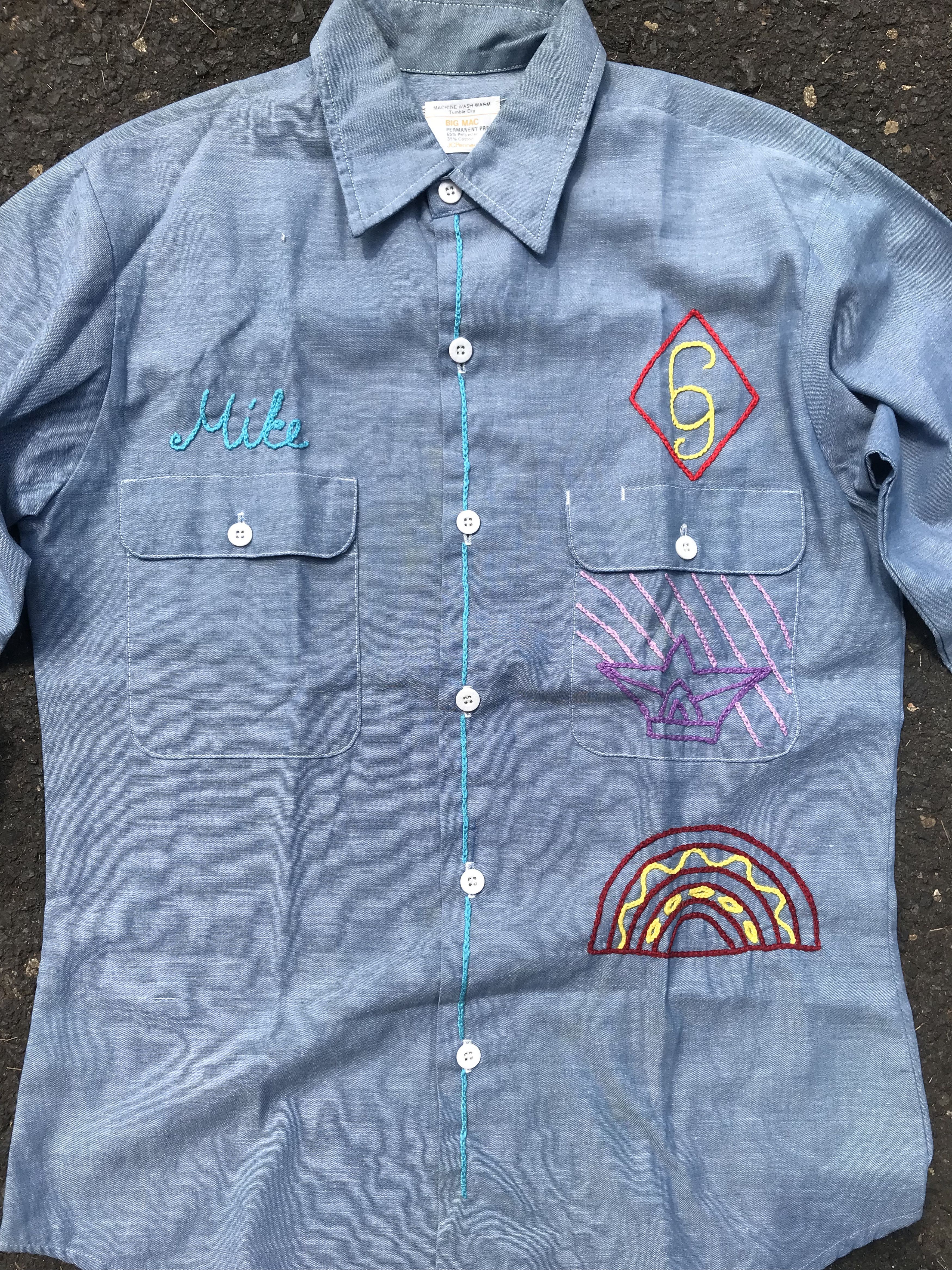 Big Mac × JCPenney × Vintage JCPenney big mac embroidered chambray Size US M / EU 48-50 / 2 - 2 Thumbnail