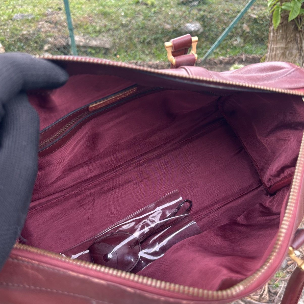 Cartier Cartier Les Must de Cartier Vintage Leather Handbag | AS IS Size ONE SIZE - 12 Thumbnail