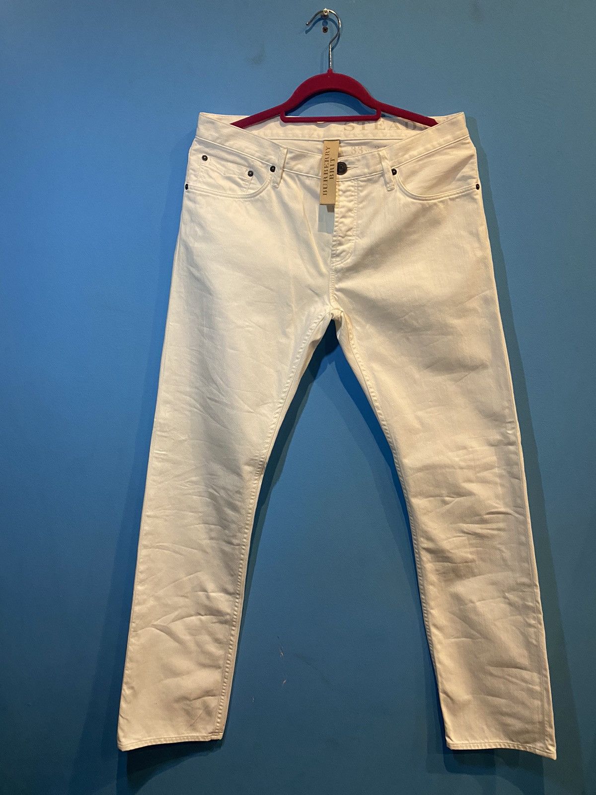 Burberry Brit White Pants 33x34