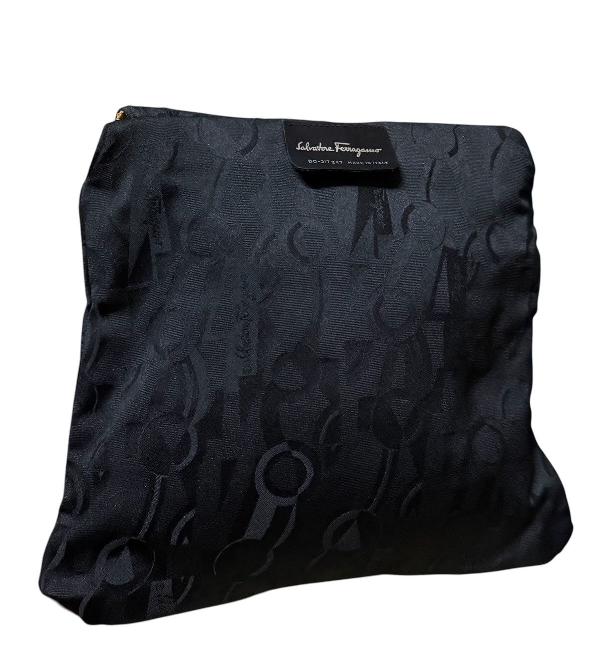 Salvatore Ferragamo Salvatore Ferragamo Clutch Bag Gancini-monogram Black Size ONE SIZE - 2 Thumbnail