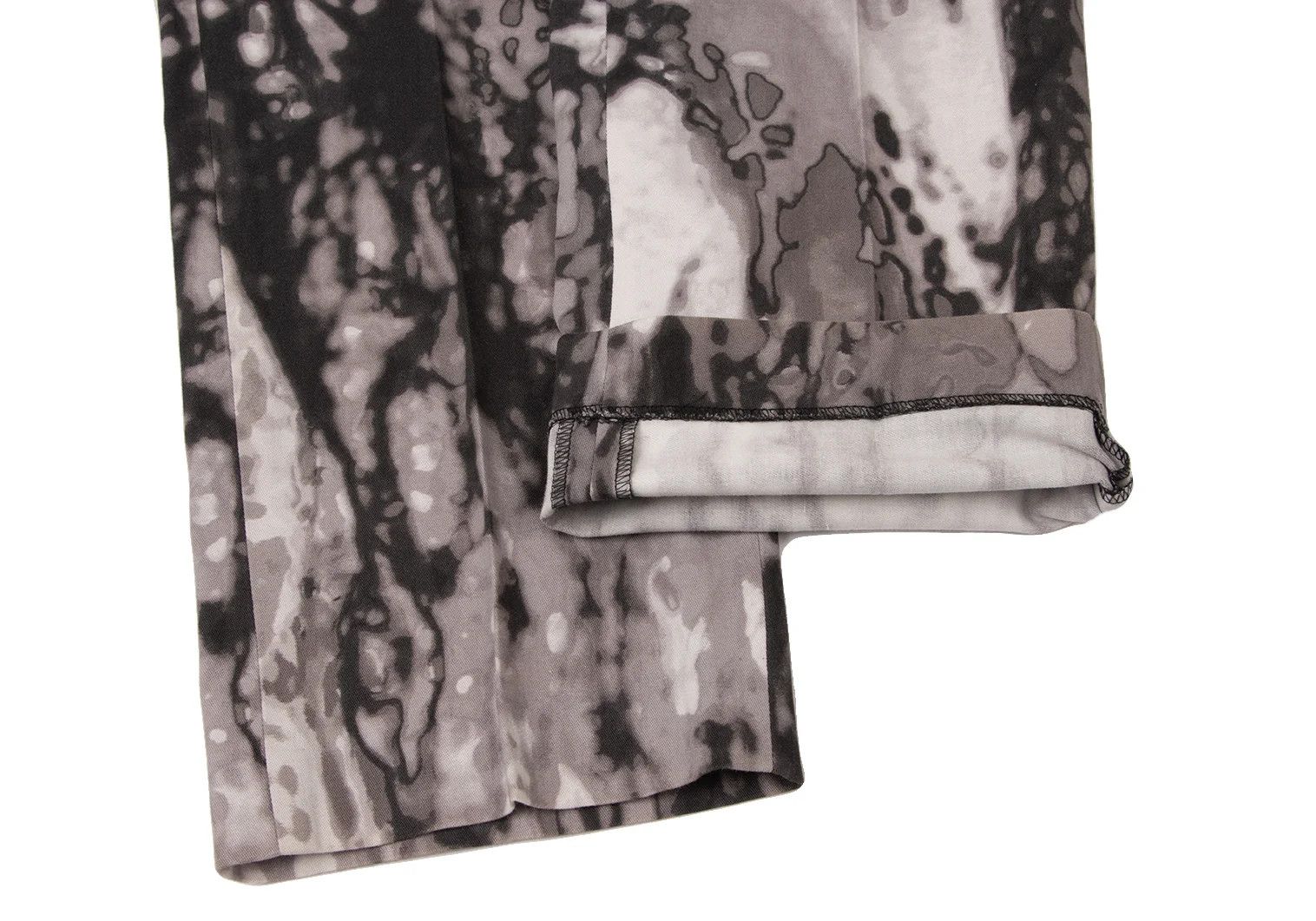 Jean Paul Gaultier Face Graphic Pants in White and Gray, Size 50 Size US 34 / EU 50 - 10 Thumbnail