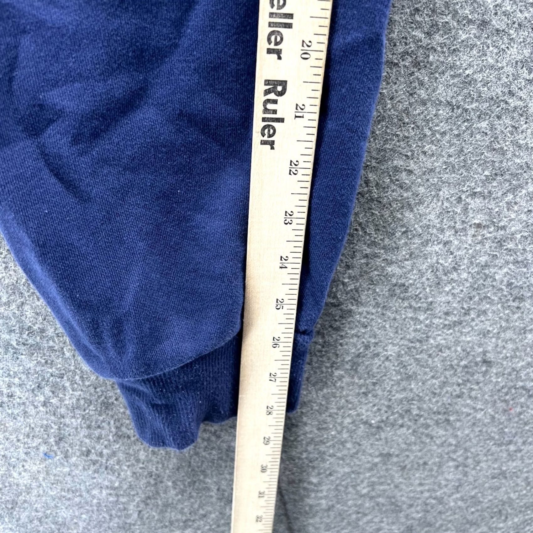 Puma Puma Jogger Mens XL Blue Navy Fleece Sweatpants Athletic Tapered Drawstring Pockets Size US 36 / EU 52 - 4 Thumbnail
