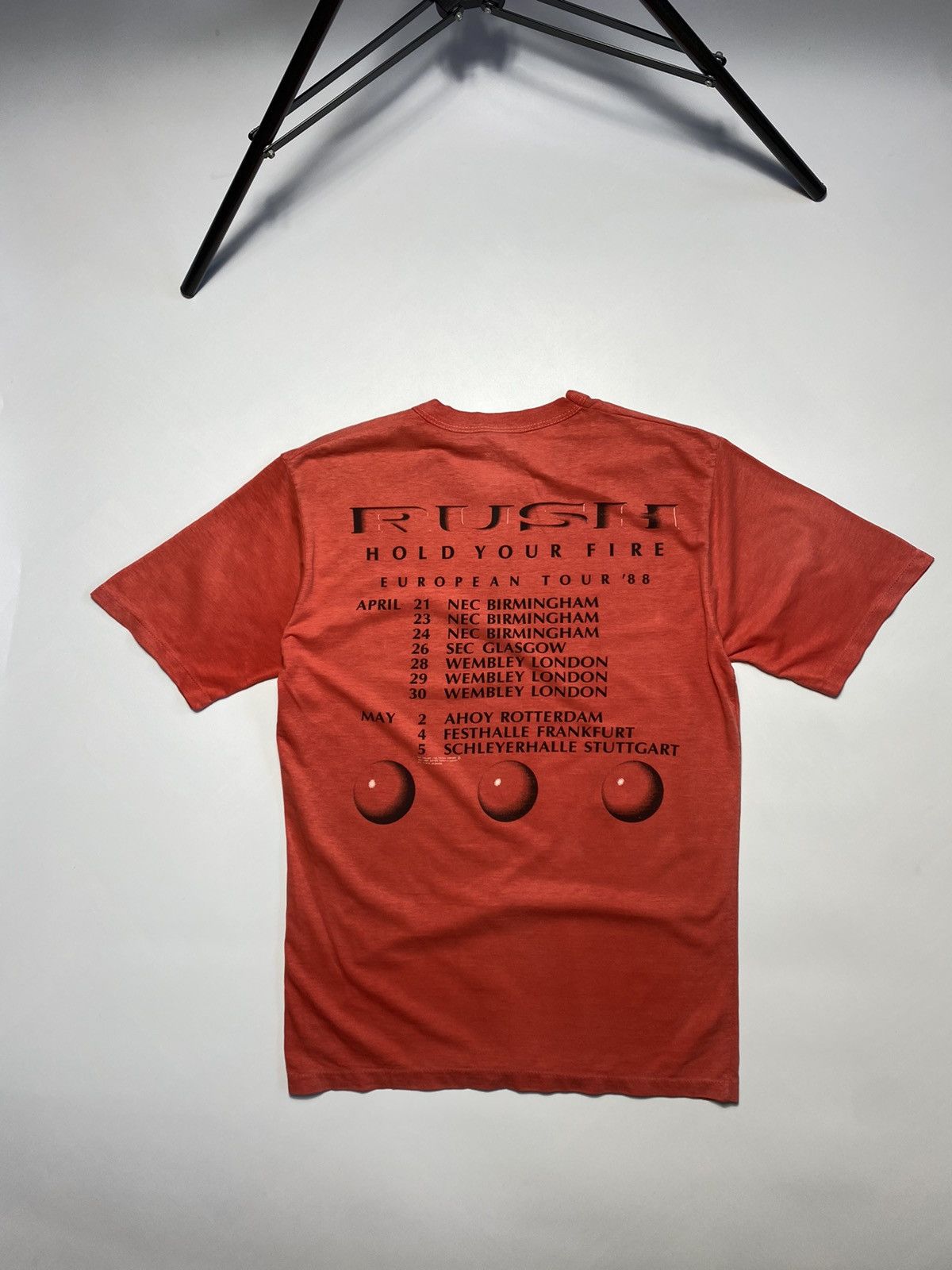 Band Tees × Vintage Rare 1988 The Rush Tour Concert t-shirt single stitch Size US M / EU 48-50 / 2 - 11 Thumbnail