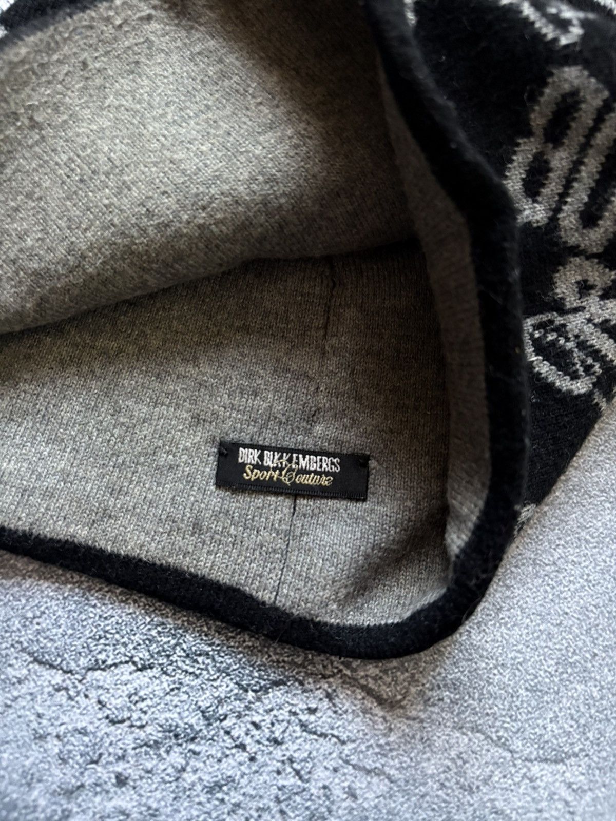 Dirk Bikkembergs Vintage Dirk Bikkembergs Sport Couture Monogram Beanie Hat Size ONE SIZE - 4 Thumbnail