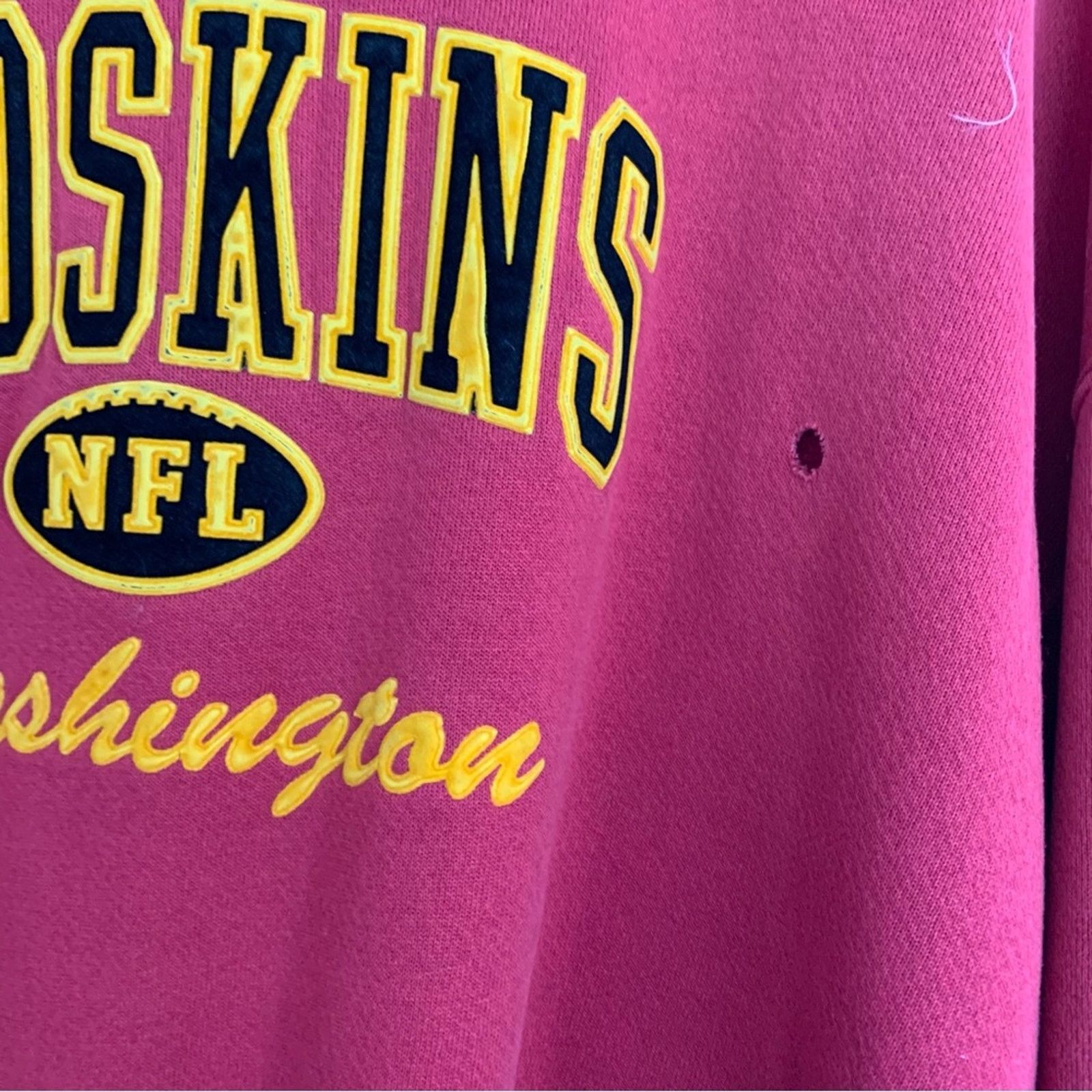 Lee VINTAGE LEE SPORT WASHINGTON REDSKINS EMBROIDERED SWEATSHIRT Size US XL / EU 56 / 4 - 4 Thumbnail