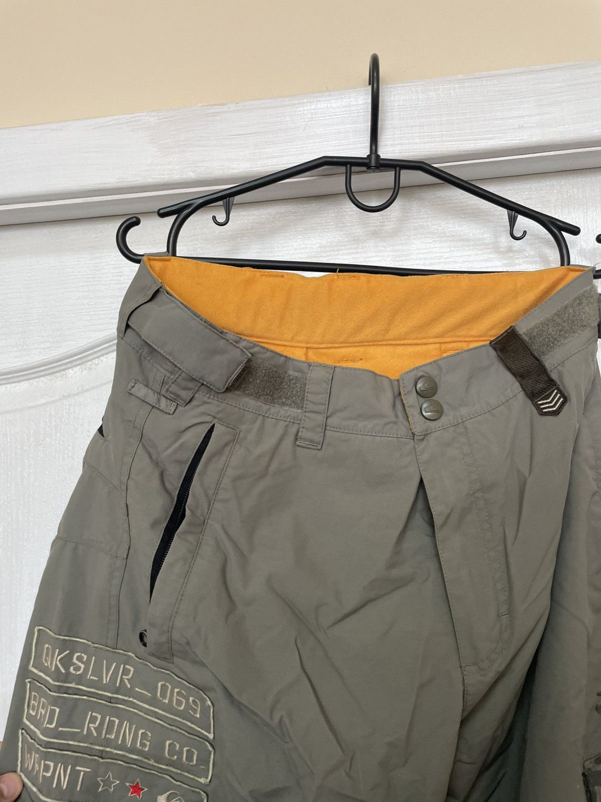 Goretex × Quiksilver Vintage Quiksilver Ski Pants military khaki army X wrpnt Size US 34 / EU 50 - 3 Thumbnail