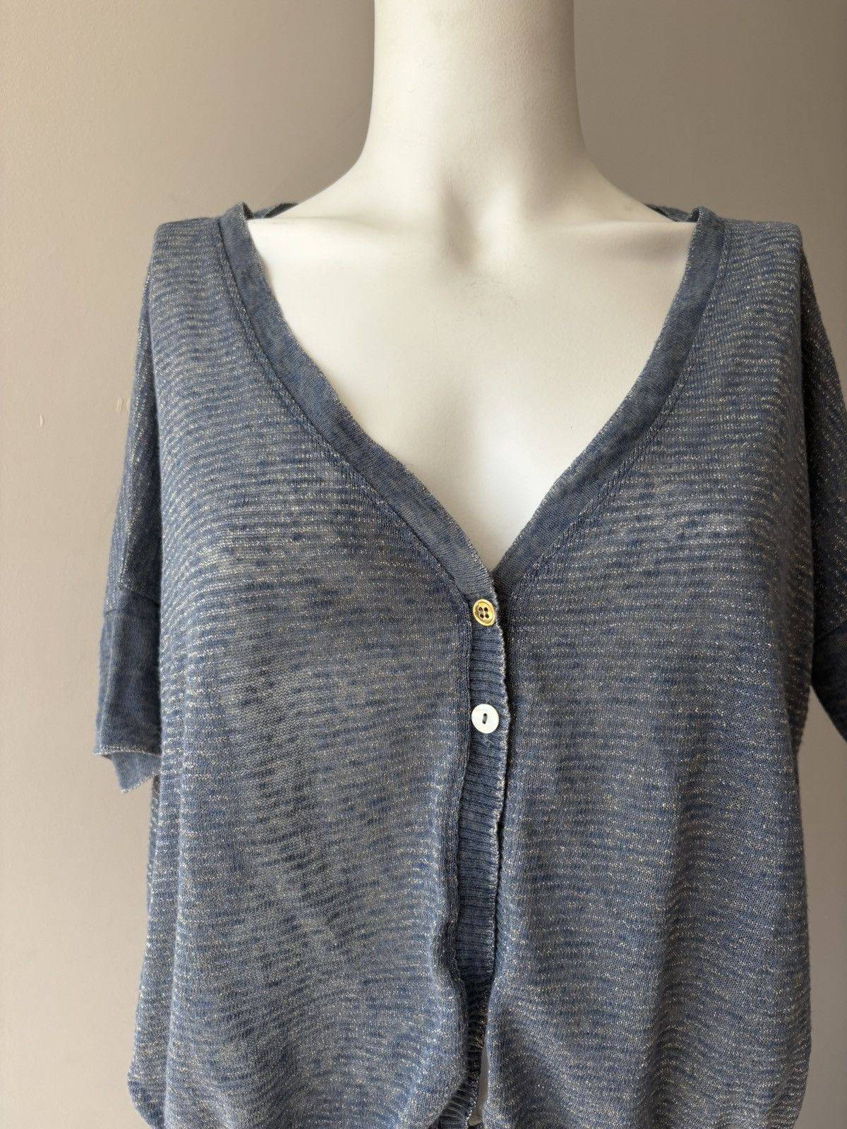 Vintage Na Na Italy silk blouse Size L / US 10 / IT 46 - 8 Thumbnail