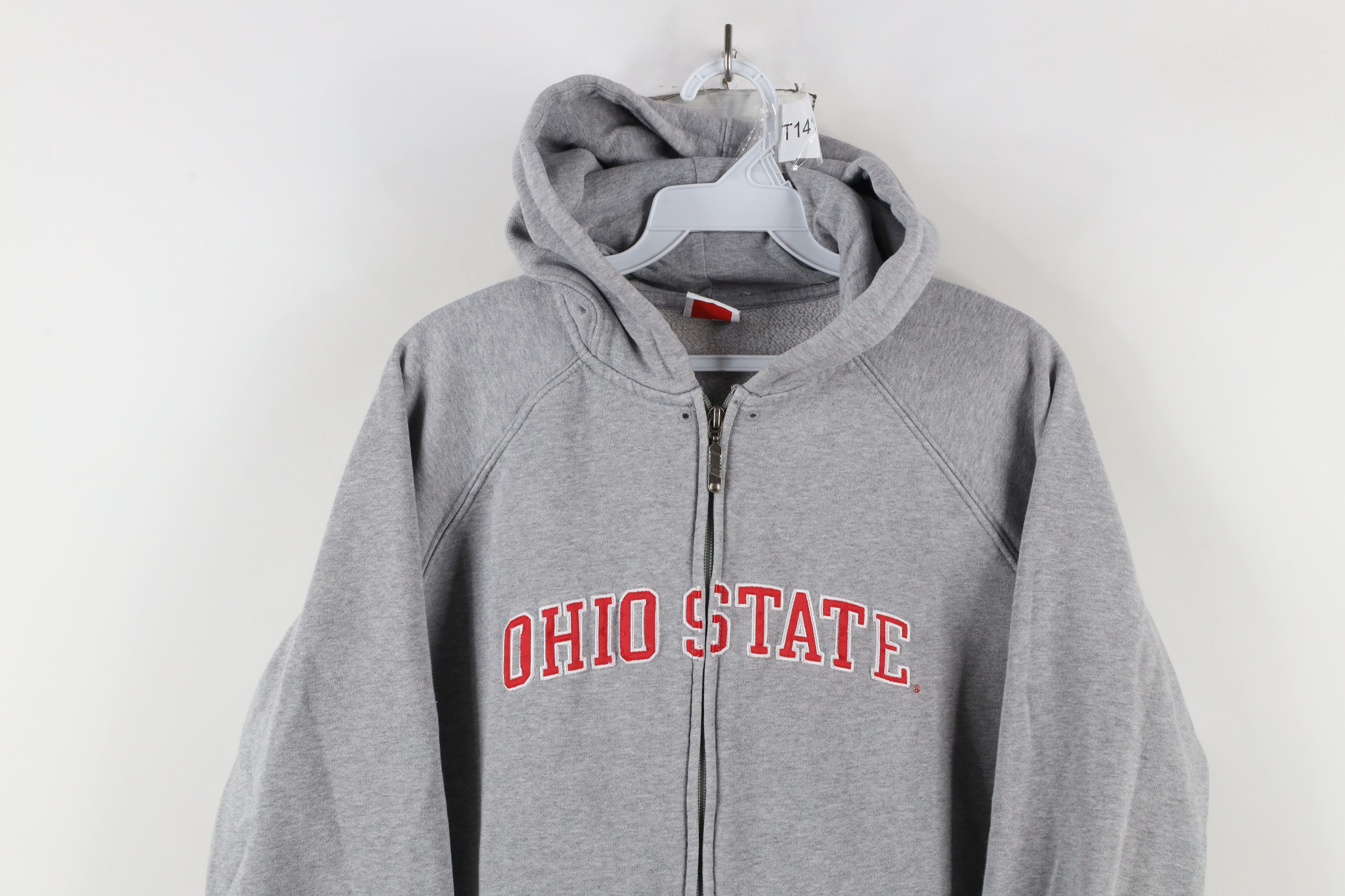 Nike × Vintage Vintage Nike Scott Mini Swoosh Ohio State University Hoodie Size XL / US 12-14 / IT 48-50 - 2 Thumbnail