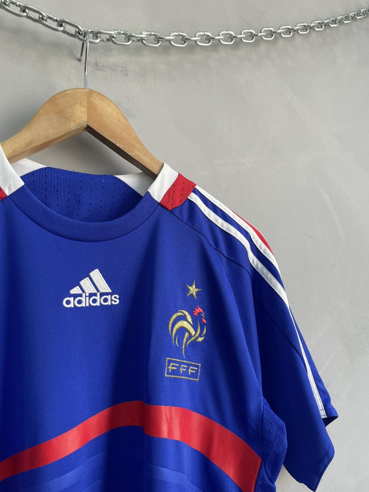 Adidas Rare France jersey T shirt tee 2000 home kit Size US S / EU 44-46 / 1 - 3 Thumbnail