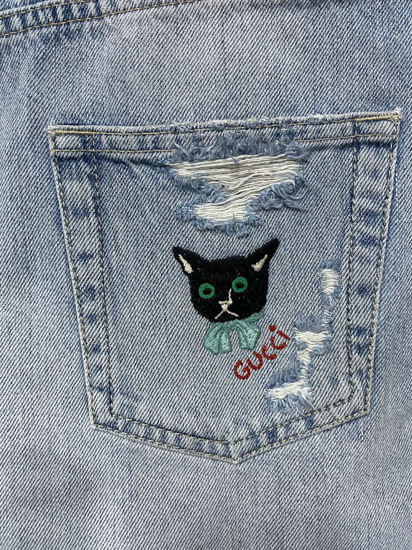 Gucci Gucci Denim Short 25 Size 25" / US 0 / IT 36 - 3 Thumbnail