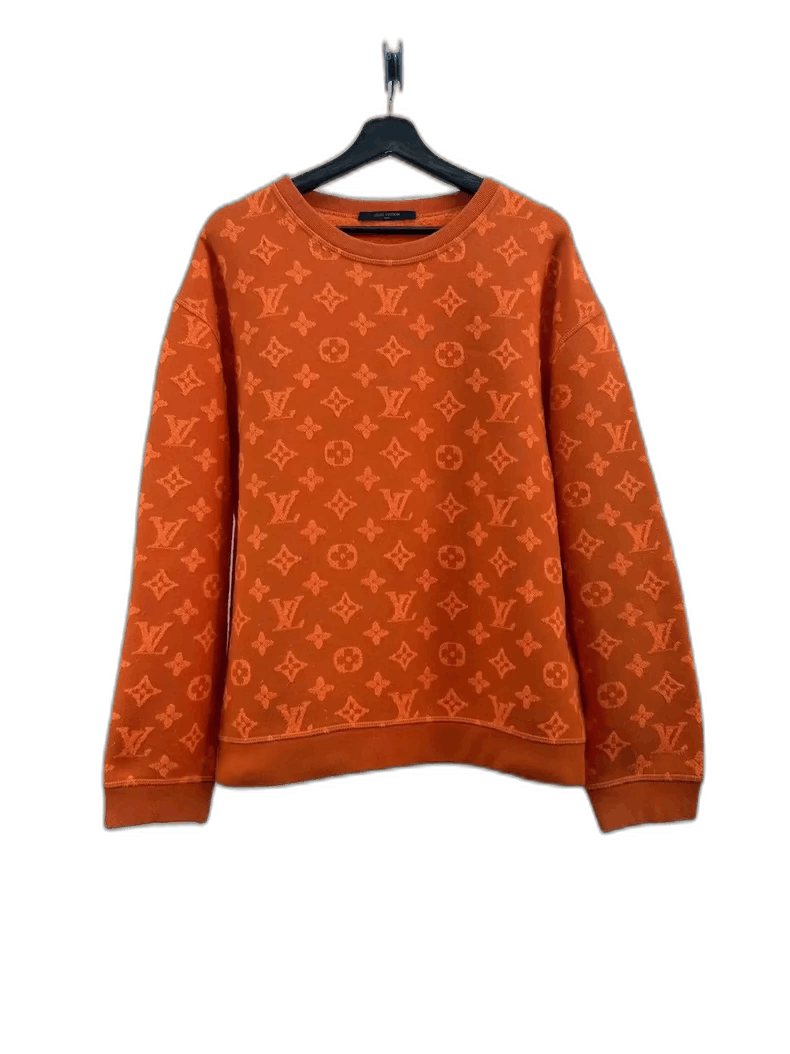 Louis Vuitton Orange Logo Sweatshirt-yf