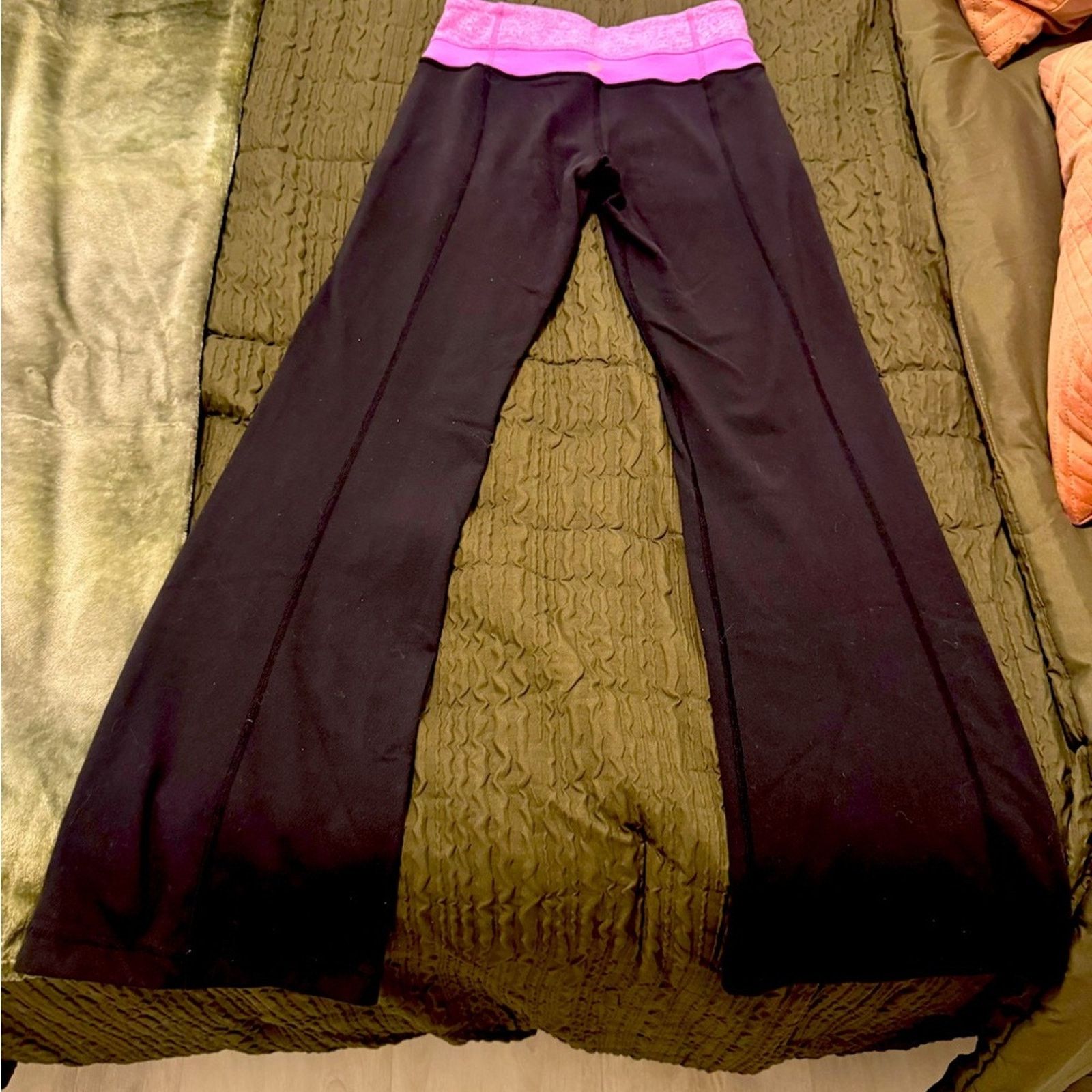 Lululemon 115 - Lululemon Groove Pant (Regular) size 2 Size 26" / US 2 / IT 38 - 2 Thumbnail