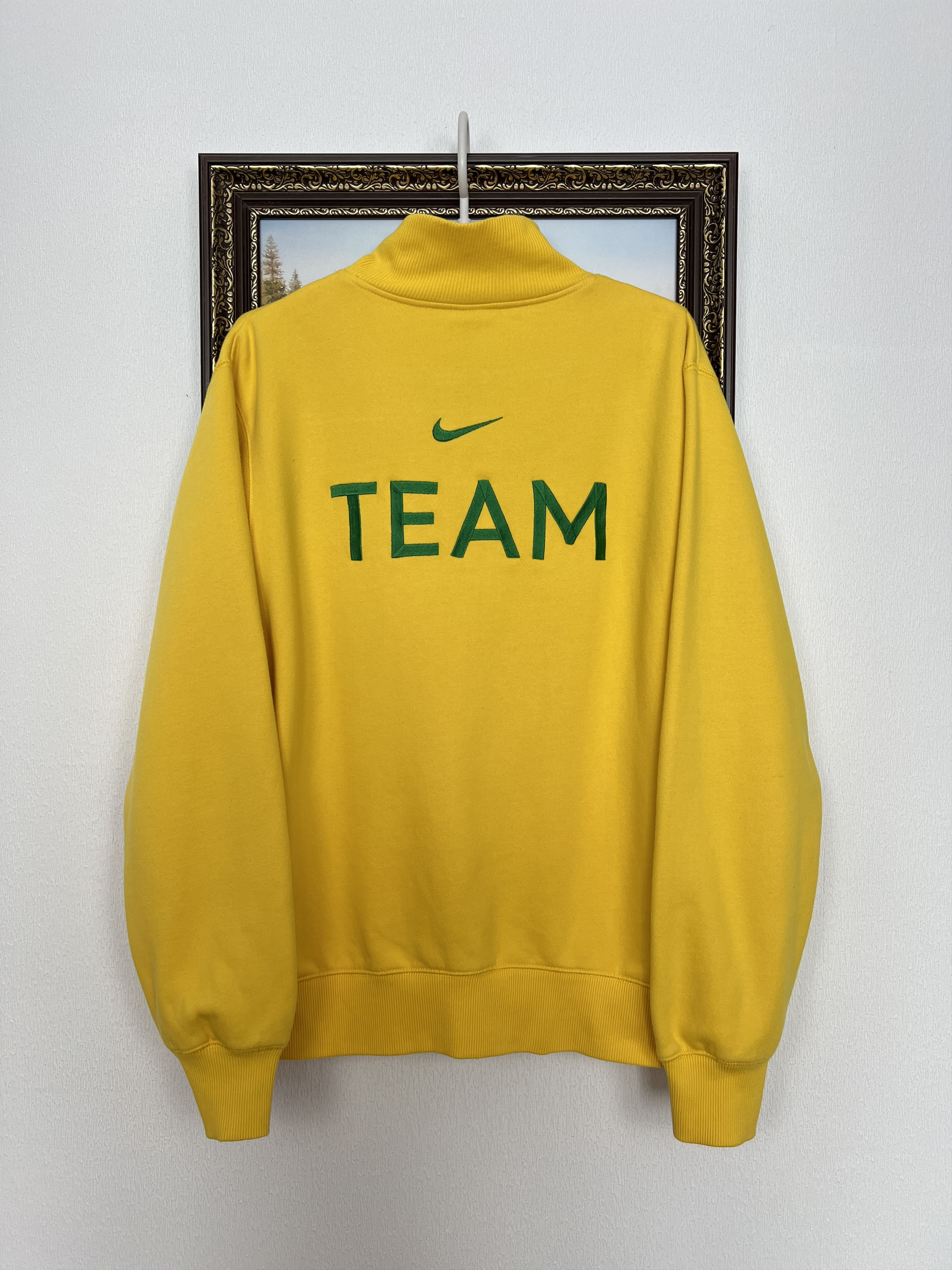 Nike Vintage Nike Team Brazil Football Jacket Soccer Track Top Size US M / EU 48-50 / 2 - 13 Thumbnail
