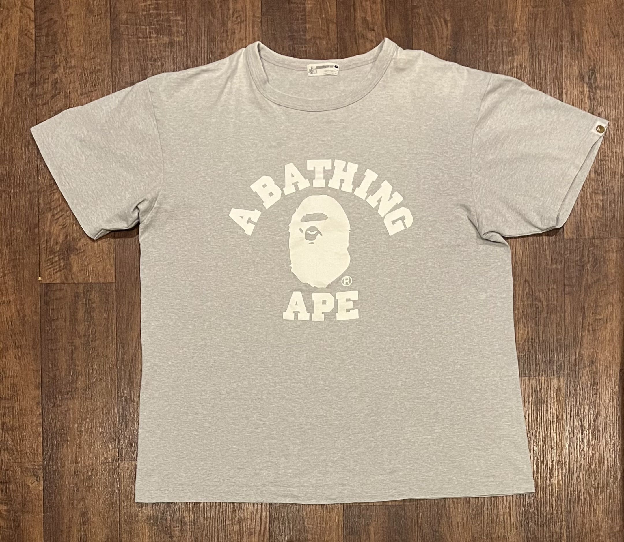 Bape Bape college logo tee shirt Size US XXL / EU 58 / 5 - 1 Thumbnail