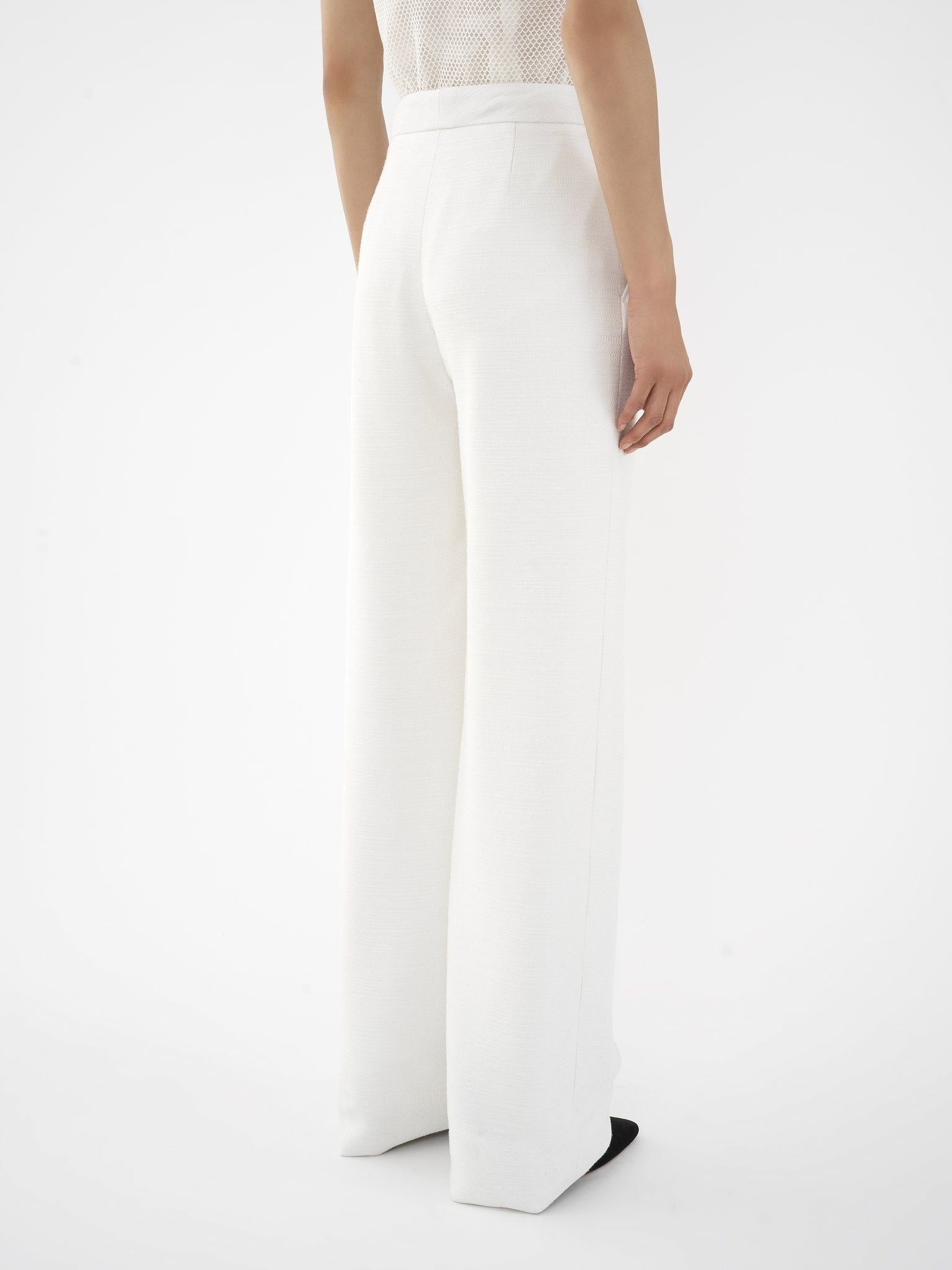 Chloe o1loc1c0325 CHC24 Trouser in Eden White Size 26" / US 2 / IT 38 - 4 Thumbnail