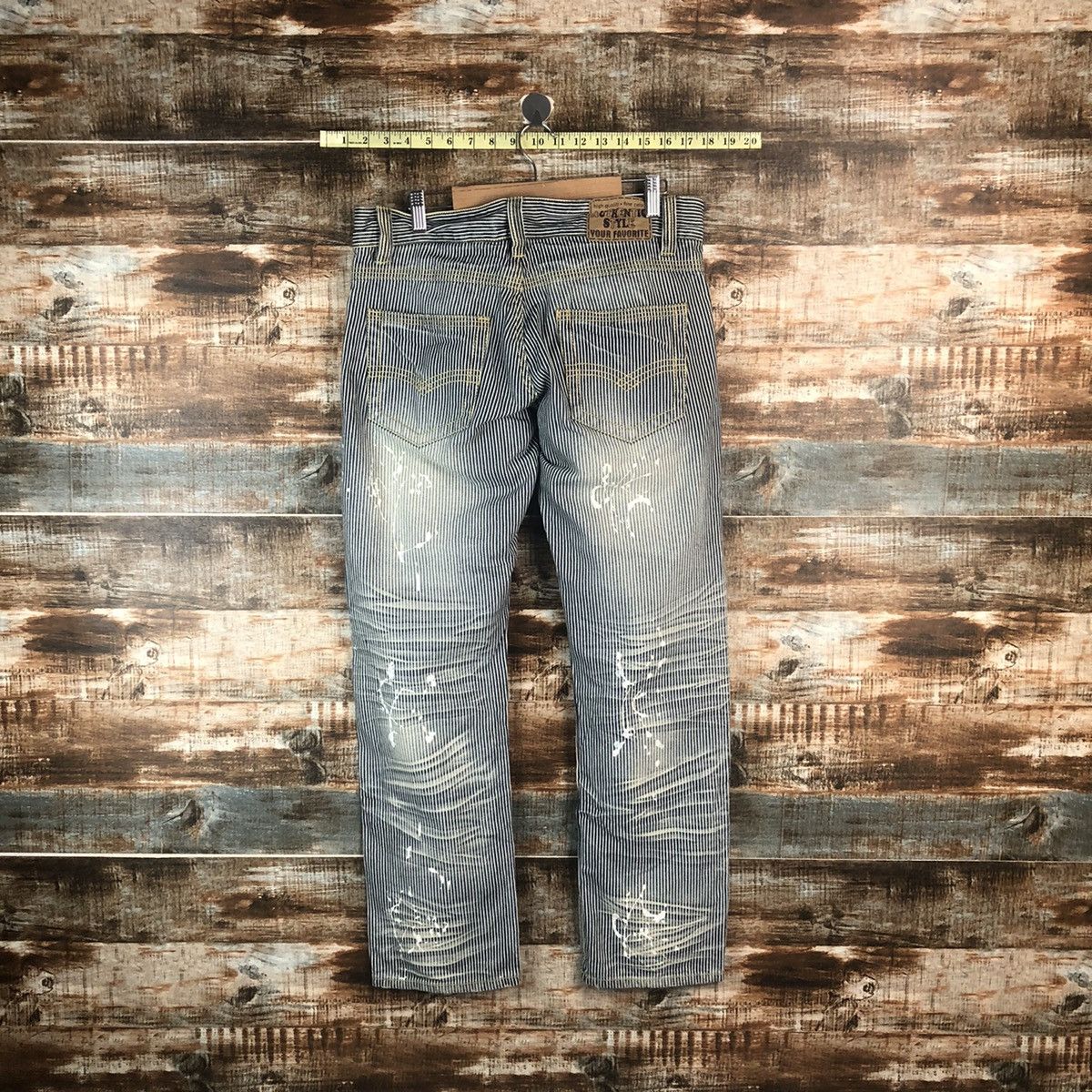 Japanese Brand Japanese Brand vintage tactical Stripe White Pants #A2121 Size US 32 / EU 48 - 12 Thumbnail
