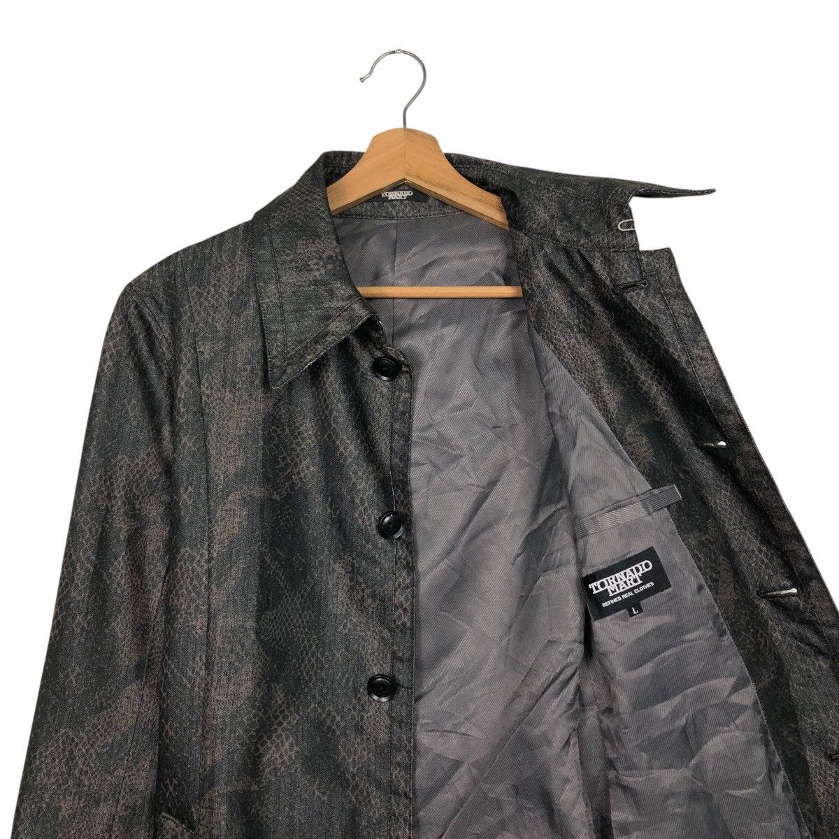 Tornado Mart Bondage Parachute Biker Jacket Tornado Mart Snake Skin Style Size US L / EU 52-54 / 3 - 13 Thumbnail