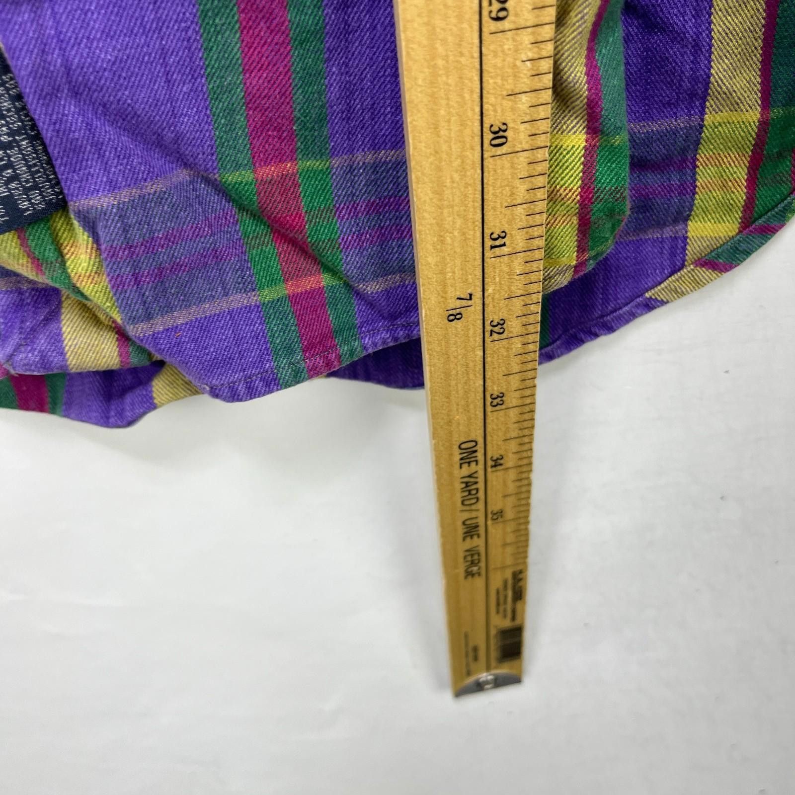 Polo Ralph Lauren Vintage 90s Polo Ralph Lauren Pony Plaid Button-Up Shirt XL Size US XL / EU 56 / 4 - 9 Thumbnail