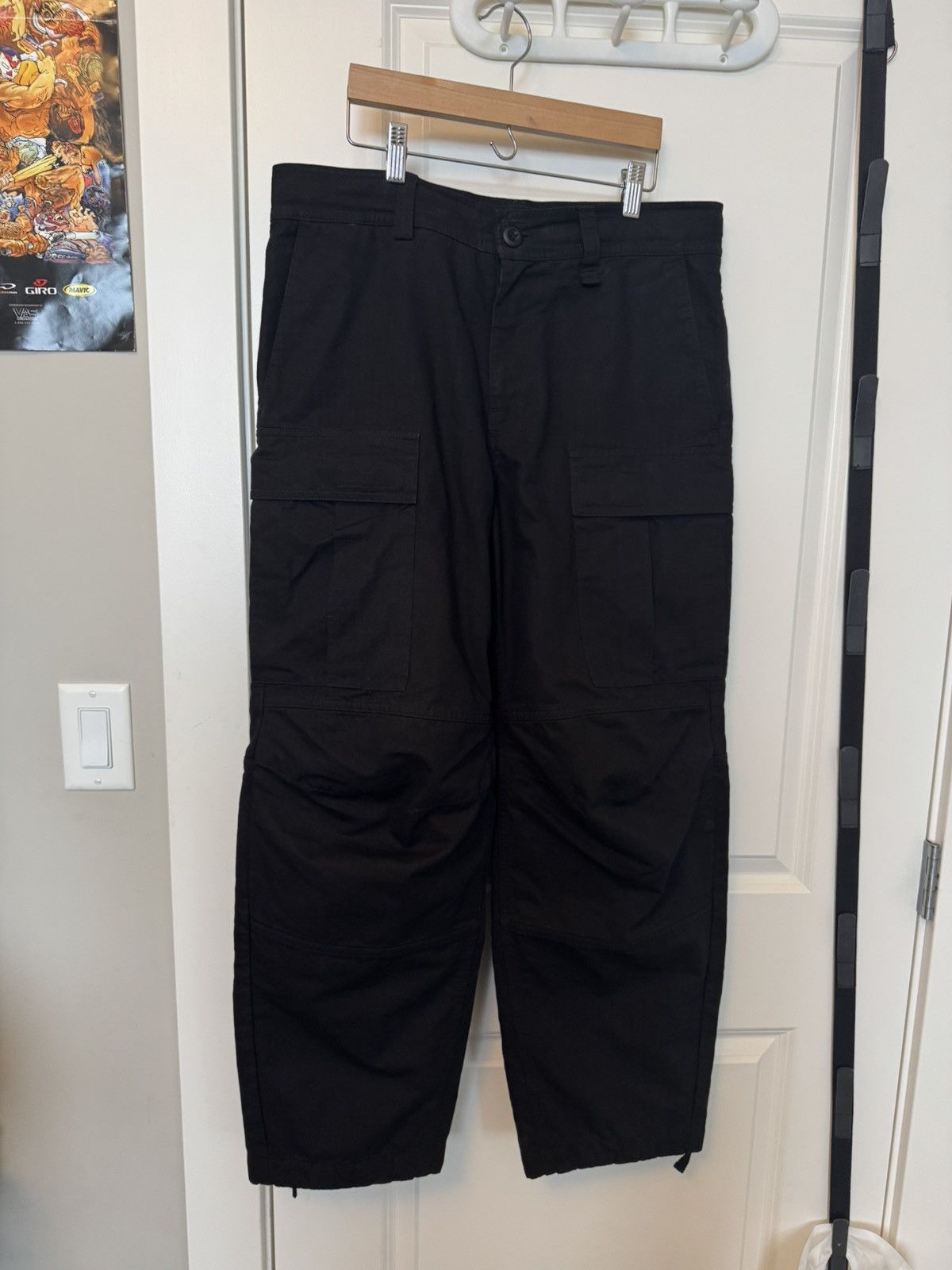 FOR SALE) A pair of Autumn Winter 2023 Balenciaga Distressed Convertible  Black Cargo Pants. Balenciaga is a luxury fashion house founded in 1917 by  Spanish designer Cristóbal Balenciaga. Known for its innovative