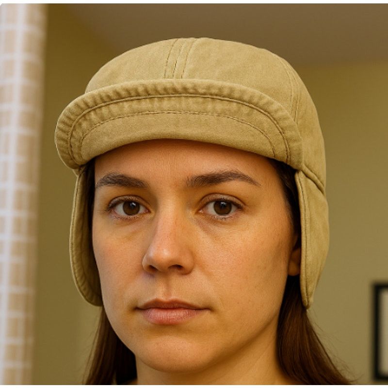 Other Winter Warm Beanie Fleece Lined Cap Adjustable Hat With Brim Size ONE SIZE - 5 Thumbnail