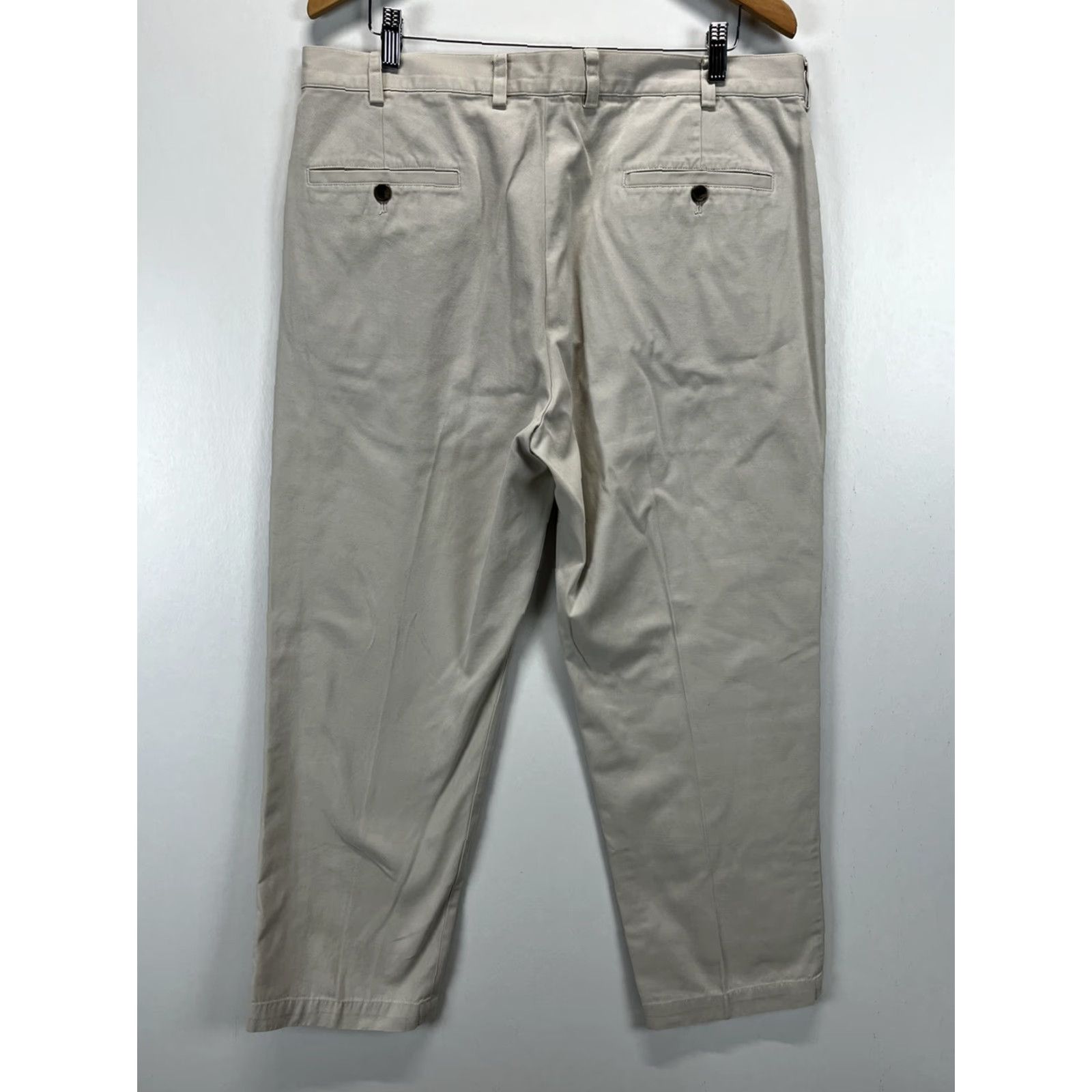 Brooks Brothers Brooks Brothers Men’s Clark Chino Pants 38X30 Beige Flat Front Preppy Regular Men 38 30 VGUC Size US 38 / EU 54 - 3 Thumbnail