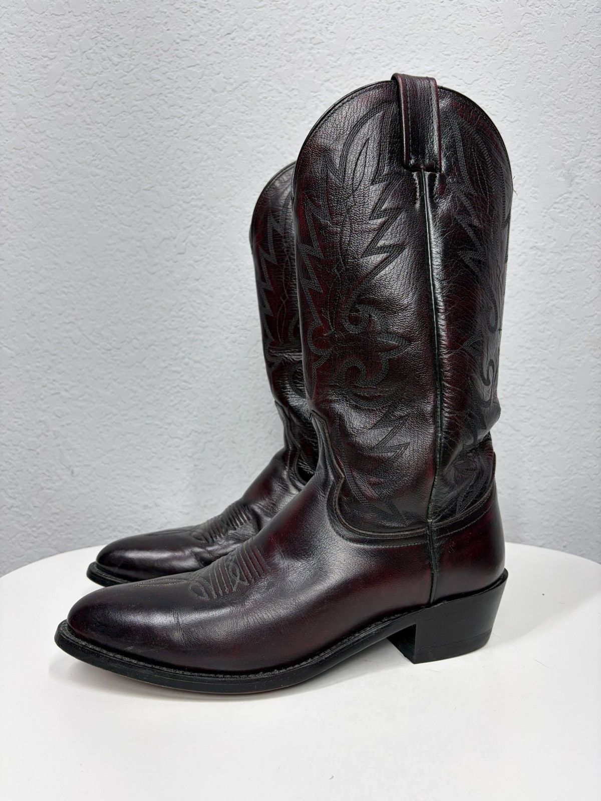 If Six Was Nine Vintage Harley Davidson Guidi Style High Leather Biker Boots Size US 9 / EU 42 - 6 Thumbnail