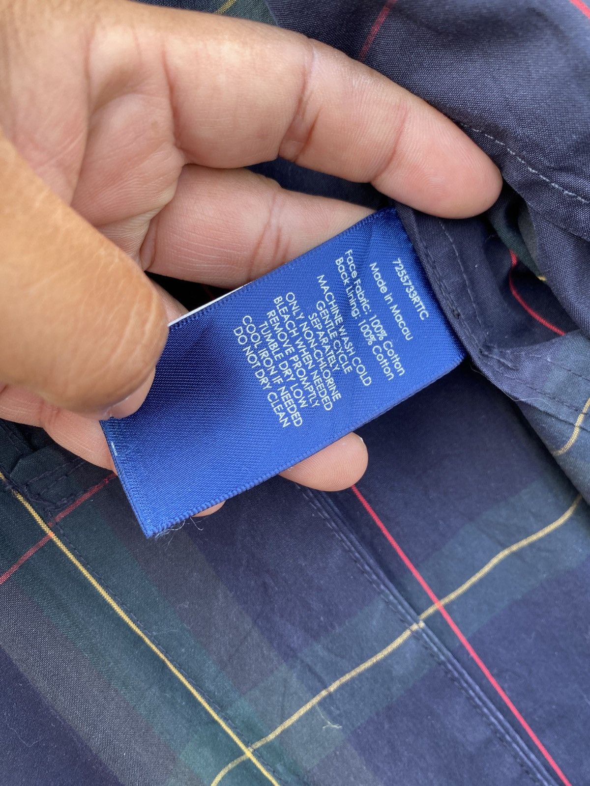 Ralph Lauren Vintage Polo Ralph Lauren Plaid Waxed Twill Balmacaan Coat Size US M / EU 48-50 / 2 - 13 Thumbnail