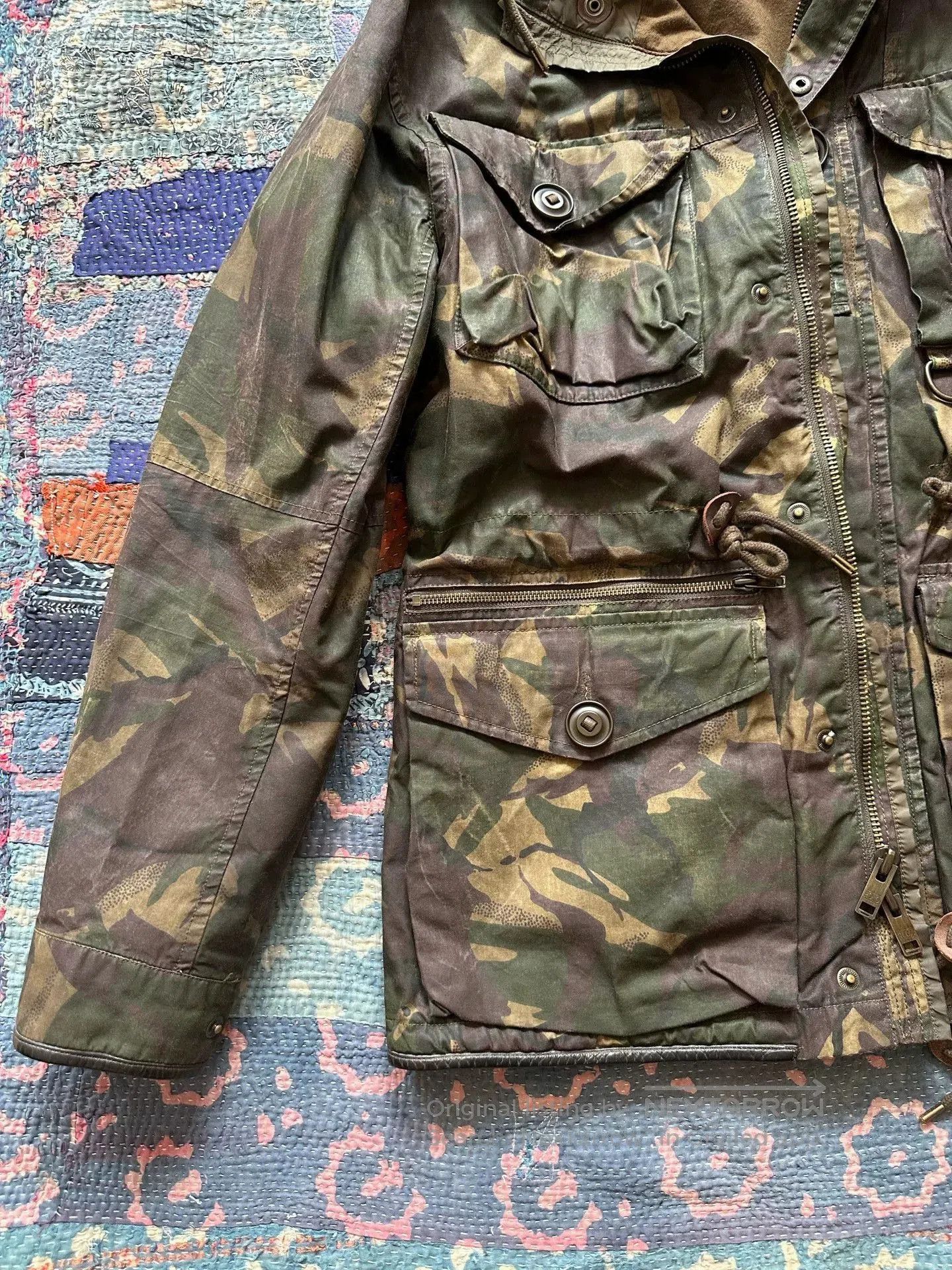 RRL Ralph Lauren Polo Ralph Lauren RRL Waxed Camo Jacket. Size US M / EU 48-50 / 2 - 6 Thumbnail