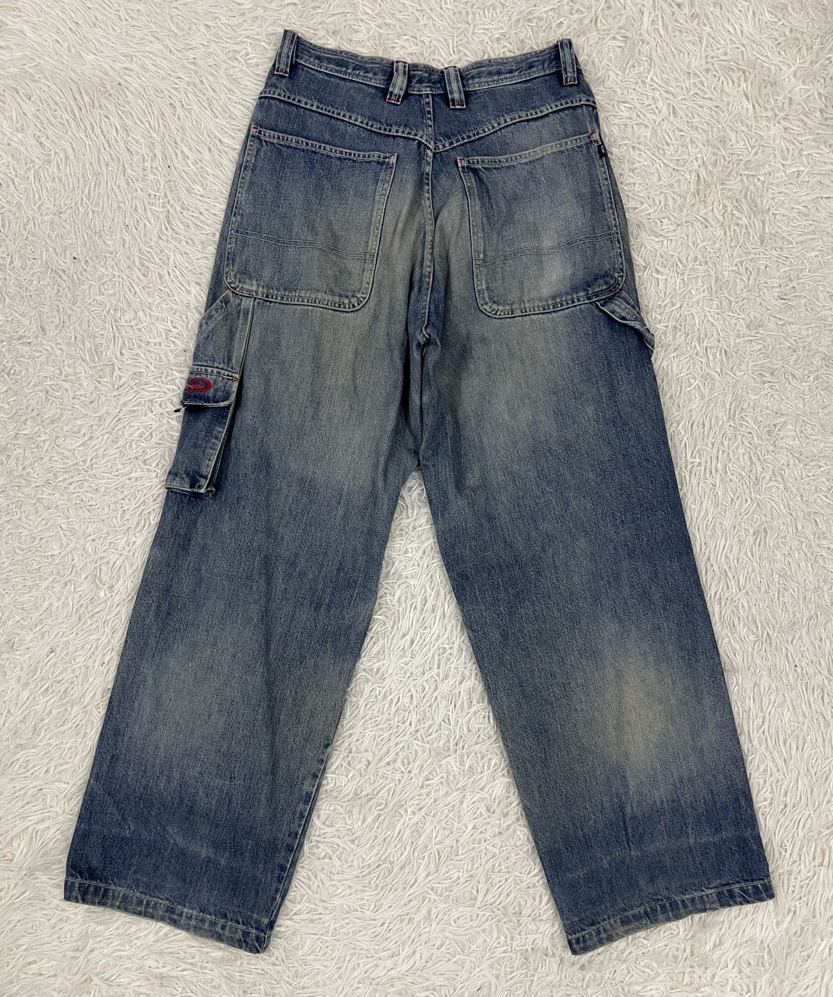 Japanese Brand Piko Hawaiian Carpenter Cargo Jeans Pant Size US 32 / EU 48 - 2 Thumbnail