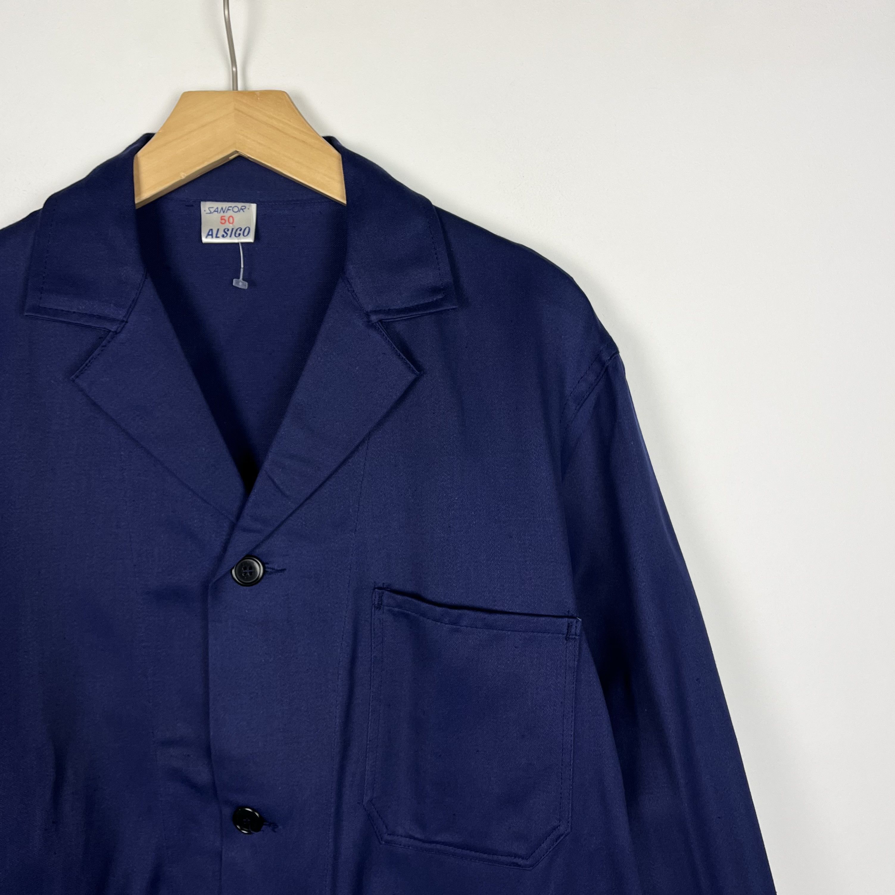 Le Laboureur Vintage French Sanfor 3-Pocket Work Jacket 80’s Size US M / EU 48-50 / 2 - 4 Thumbnail