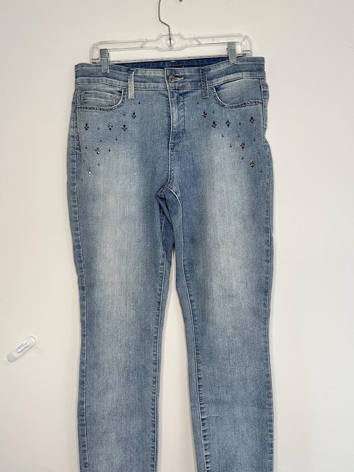 Other Not Your Daughter's Jeans Rhinestone Embellishment - Sz. 10 Size 32" / US 10 / IT 46 - 1 Thumbnail