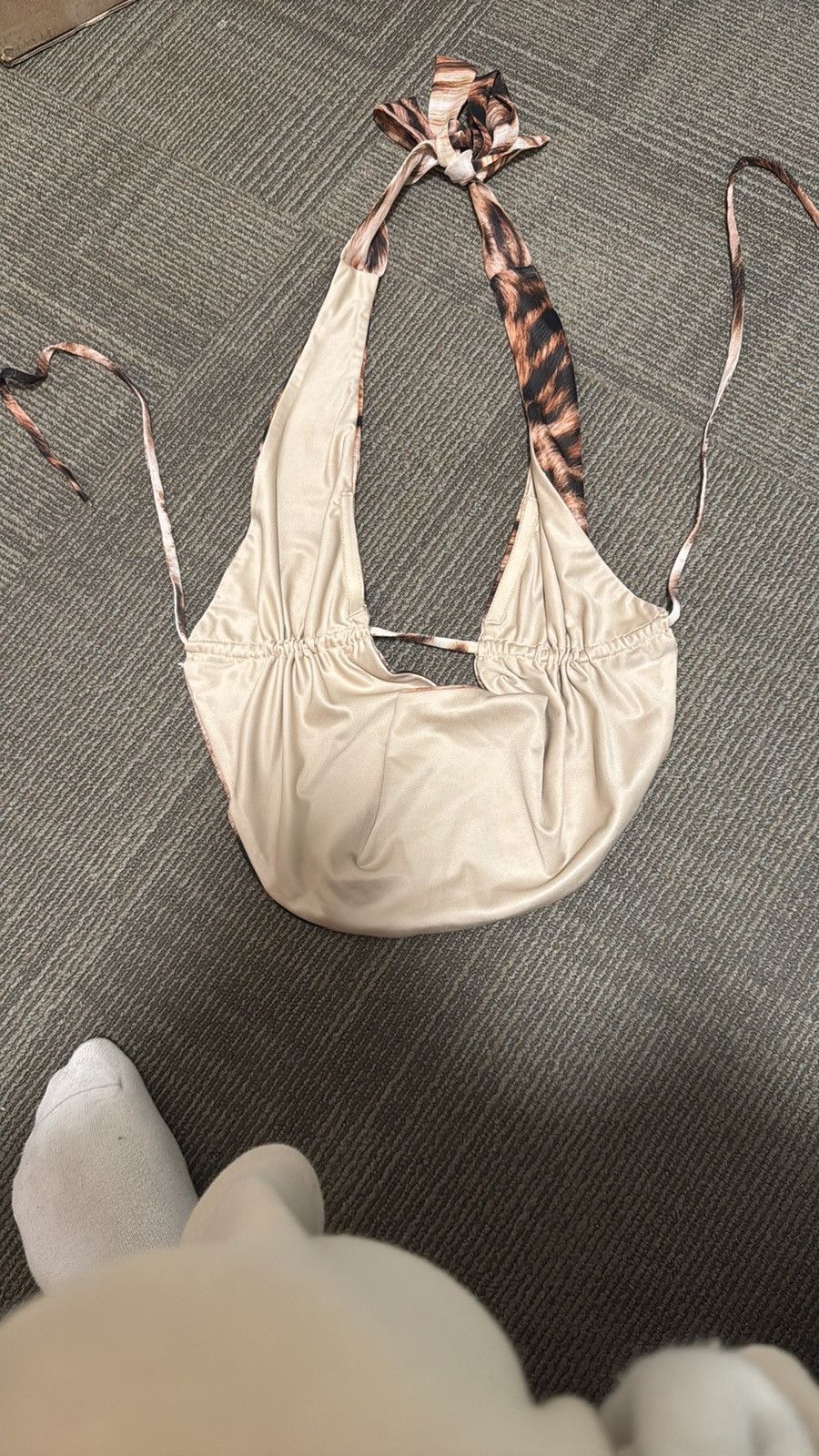 Other Leopard Print Halter Top Size XS / US 0-2 / IT 36-38 - 3 Thumbnail