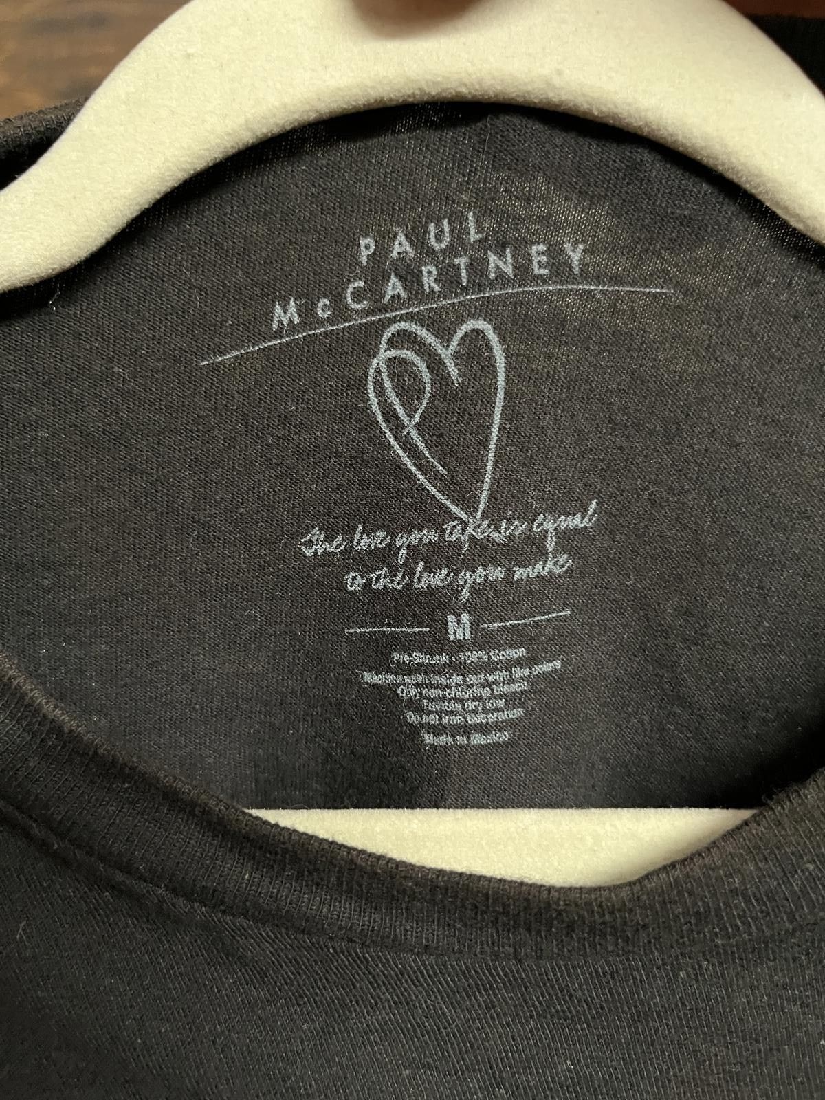 Designer PAUL Mccartney 2014 Tour Tee - Union Jack McCartney - M Size US M / EU 48-50 / 2 - 3 Thumbnail