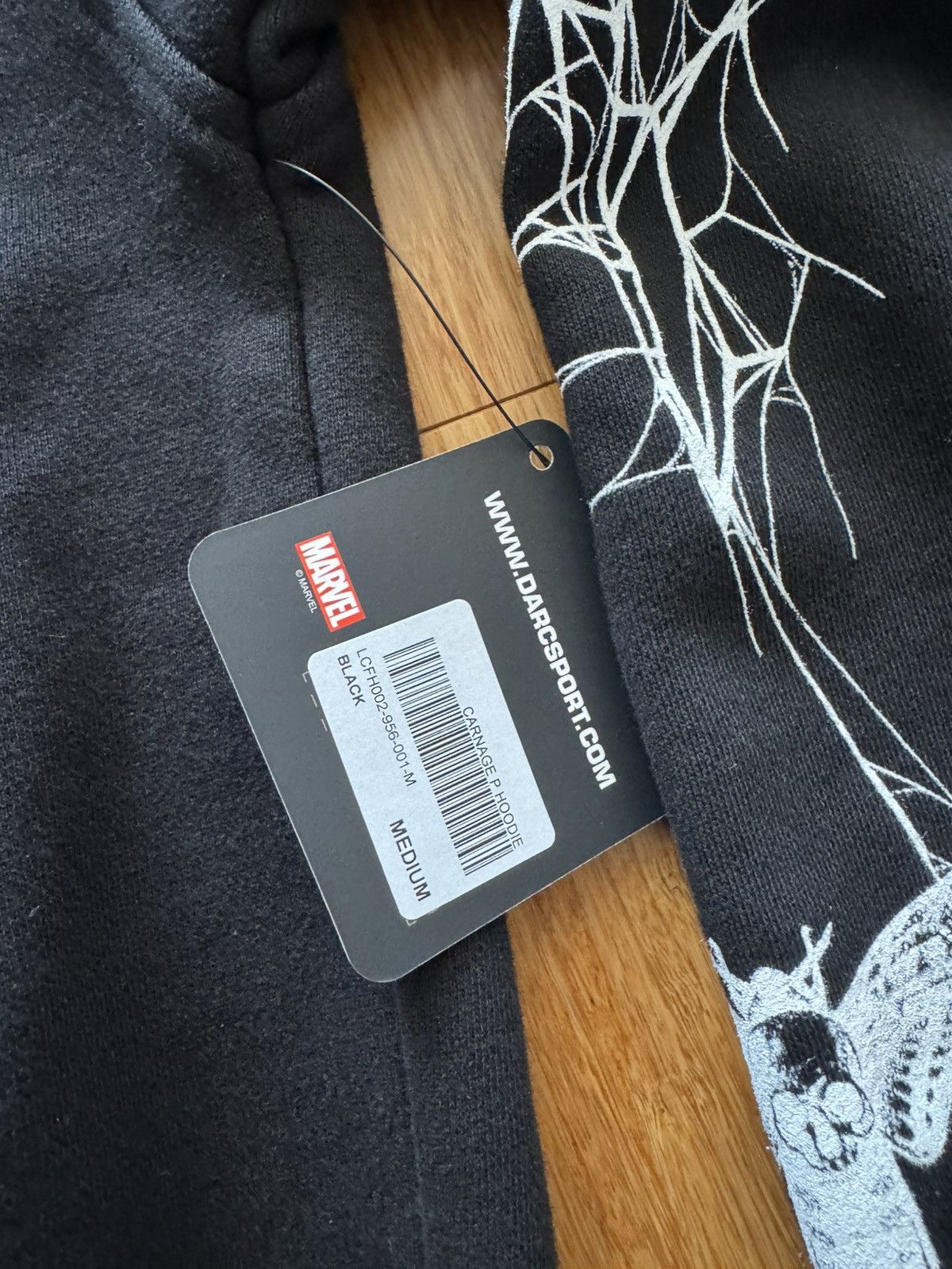 Darc Sport DARC SPORT X SPIDER-MAN X CARNAGE “P” HOODIE BLACK SYMBIOTE Size US M / EU 48-50 / 2 - 6 Thumbnail