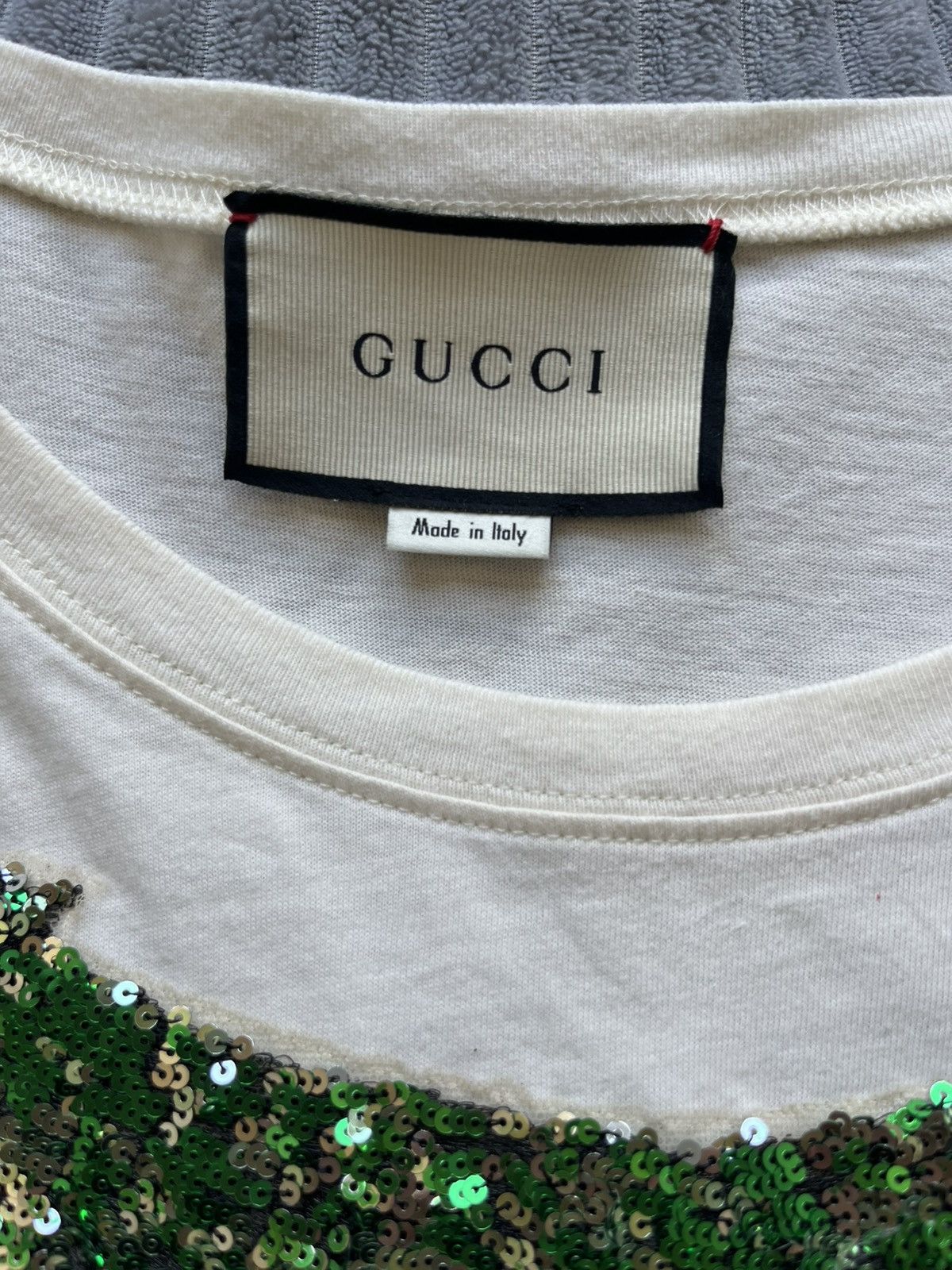 Gucci Gucci Cities Sequin Panther T-shirt Size US M / EU 48-50 / 2 - 3 Thumbnail