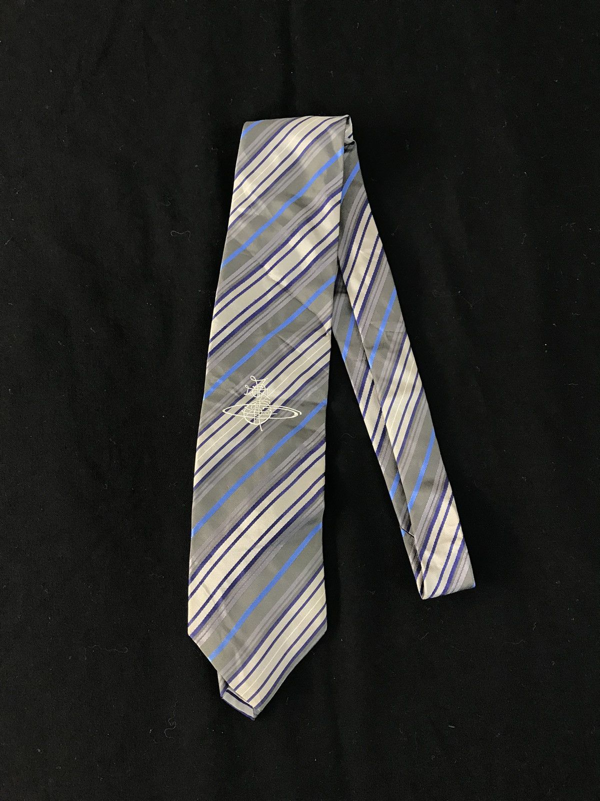 Designer × Vivienne Westwood Hype Vivienne Westwood Luxury Neck Tie Striped Design Size ONE SIZE - 2 Thumbnail